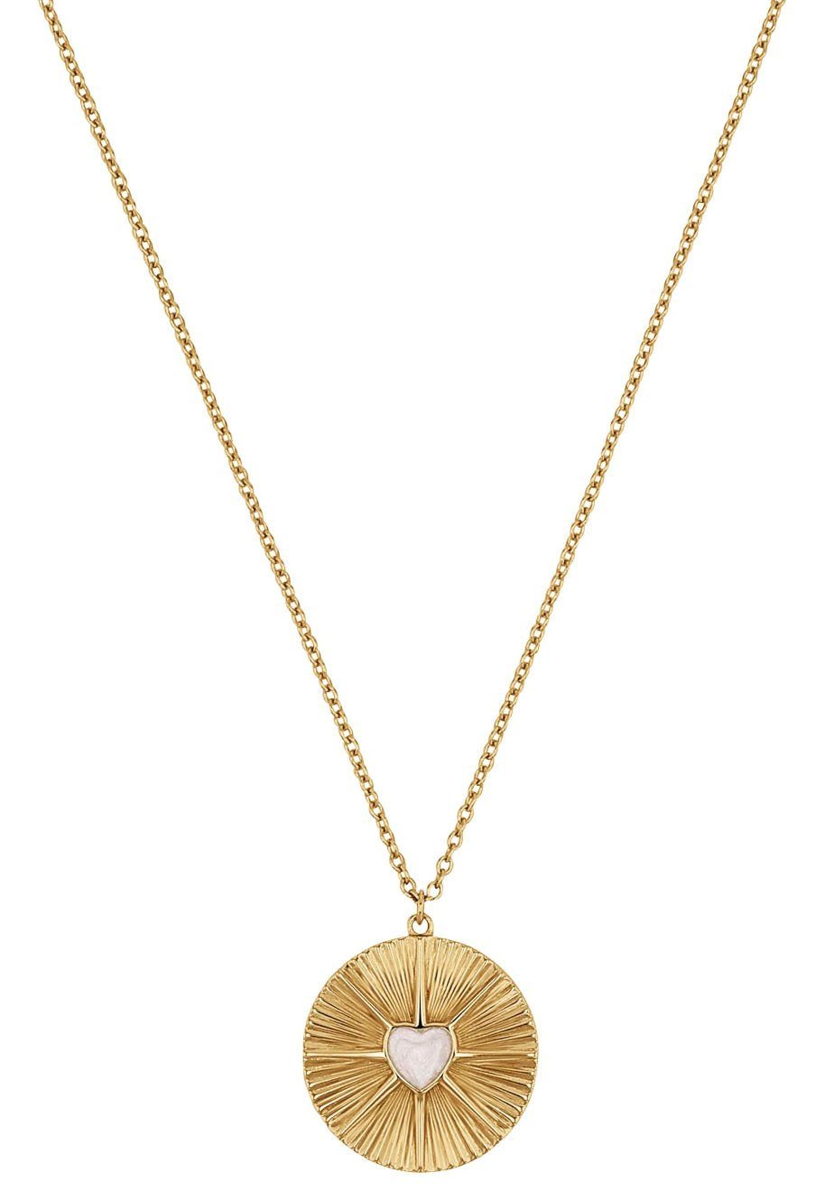Noelani Kette mit Anhänger Coin, Herz, 2036991