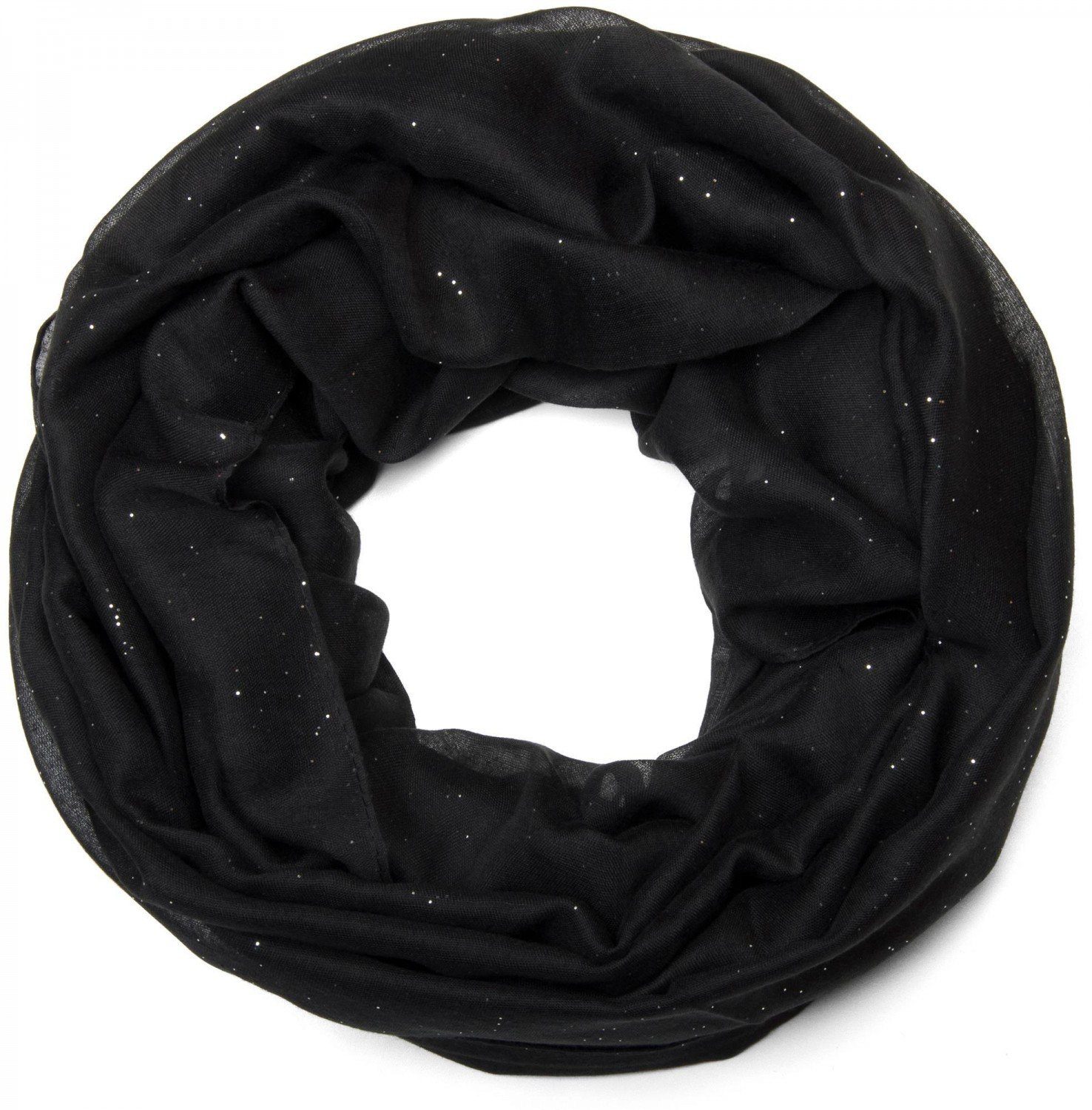 styleBREAKER Loop Loop mit Glitzer unifarben, günstig online kaufen