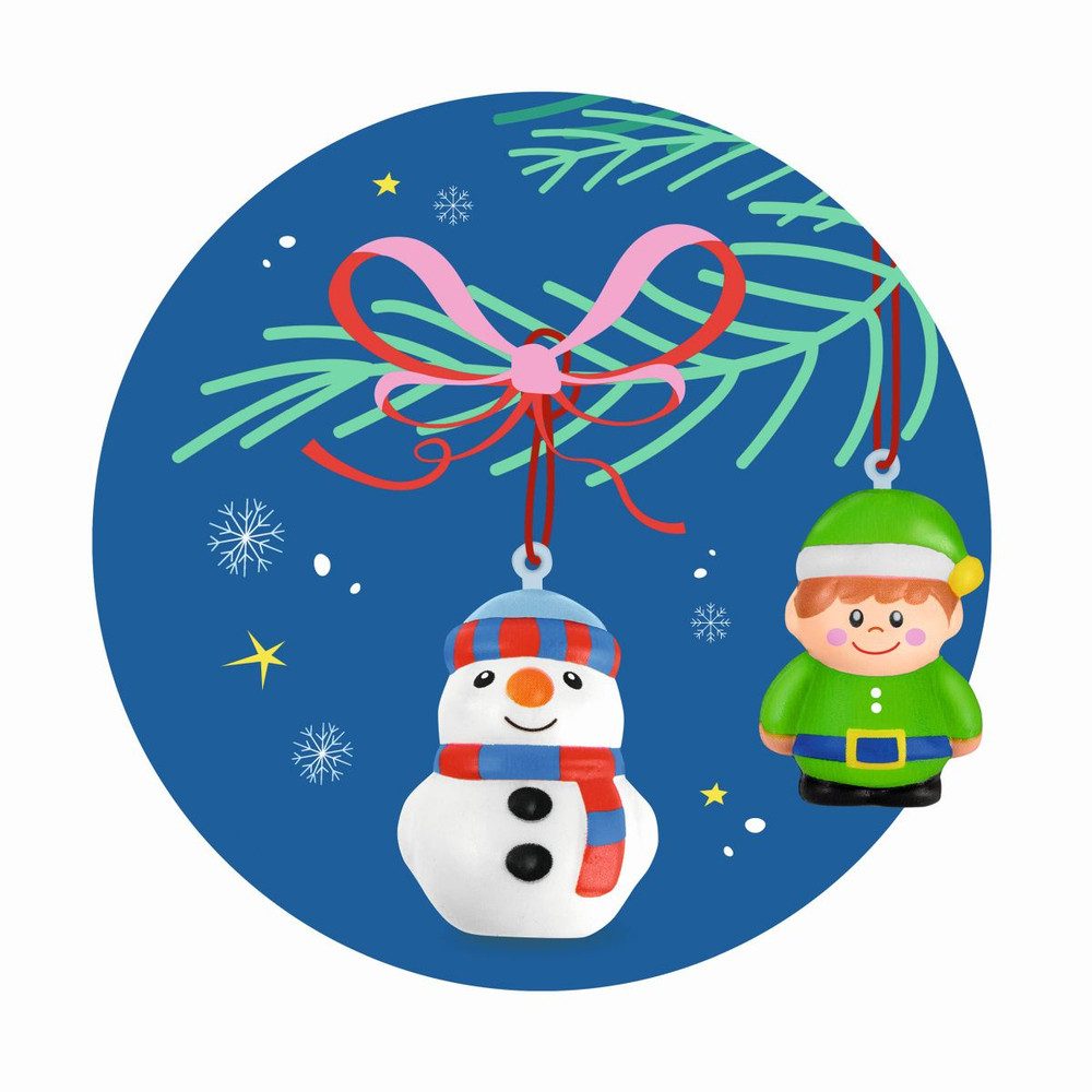 Trendhaus Fidget-Gadget Squeeze - Anti Stress - Winterfigur - 1 Stück