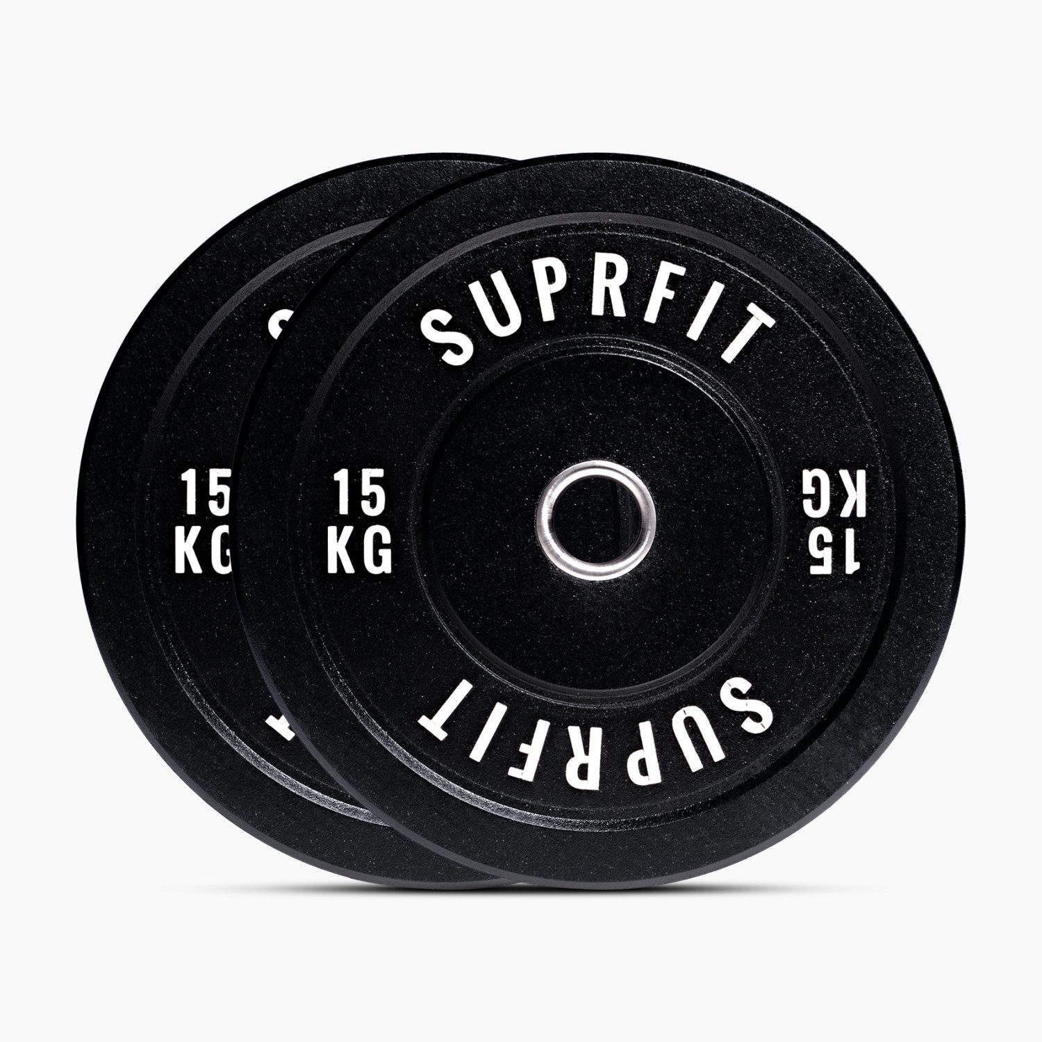 SF SUPRFIT Hantelscheiben HITEMP Logo Bumper Plates (Paar) – 15 kg, 30 kg, Ideale Schock Absorption für weniger Lärm. Perfekt für Home Gyms.
