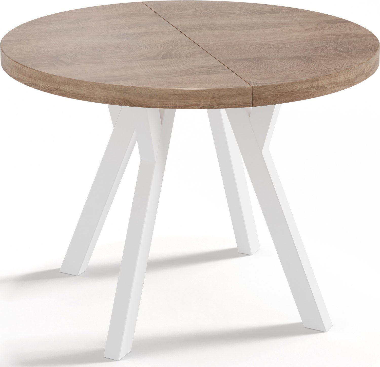 WFL GROUP Esstisch Twixy, Runde Loft günstig online kaufen