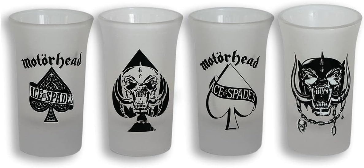 Schnapsglas Schnapsglas 4er Set - Motörhead - Milchglas