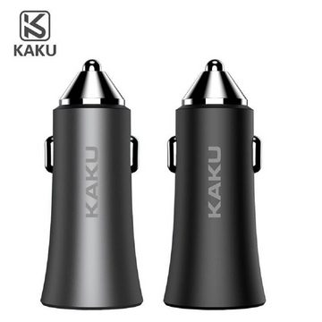 Kaku KFZ-Ladegerät USB-C 18W + USB Quick Charge 18W 3A Dual Port Smartphone-Ladegerät