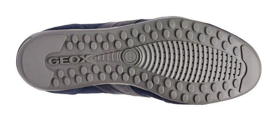 Geox U WELLS C Sneaker Casual Schuh, Schnürschuh mit Logoverzierung