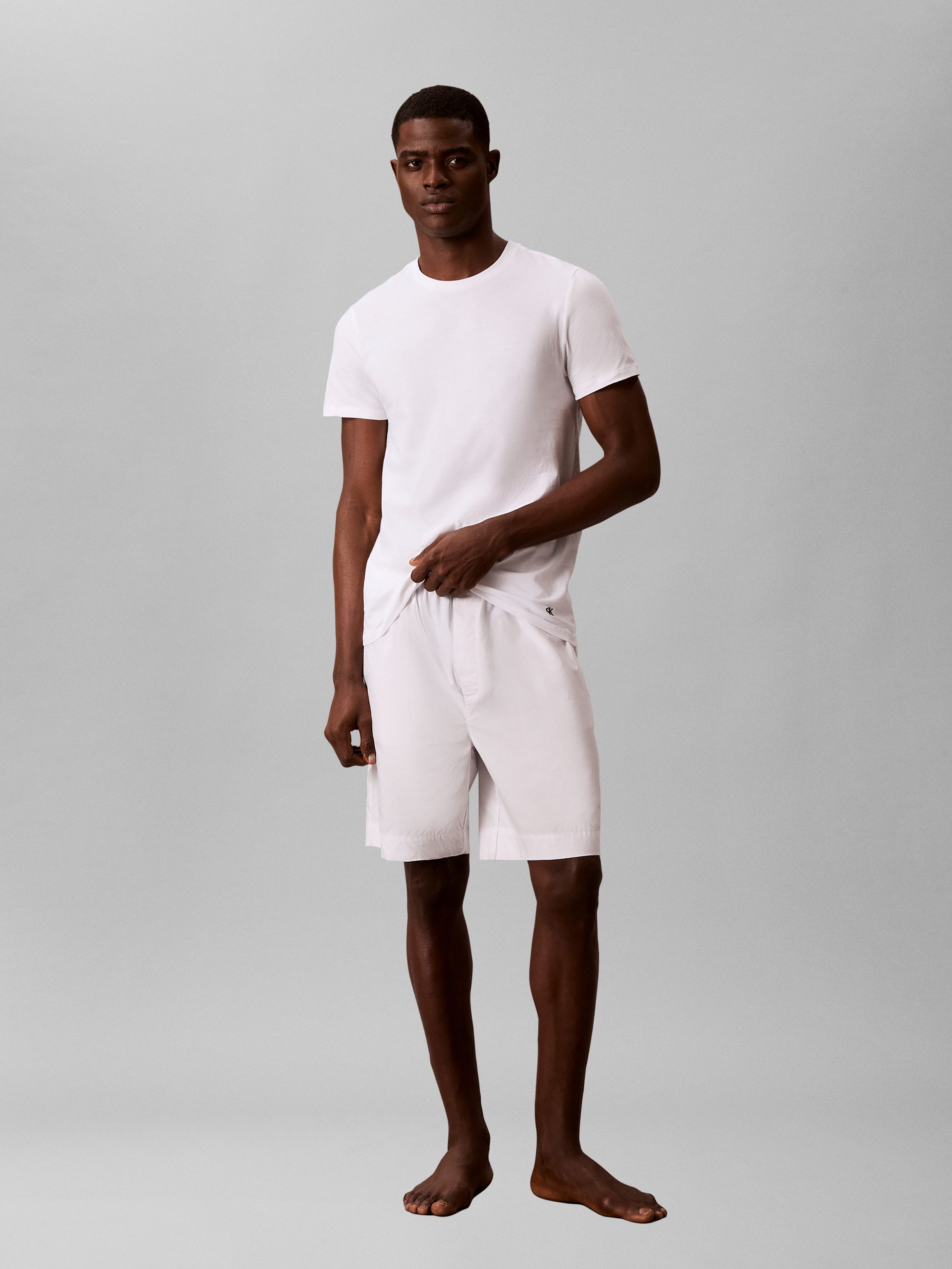Calvin Klein Underwear T-Shirt S/S CREW NECK 3PK (Packung, 3-tlg., 3er-Pack) mit Logostickerei – Bild 5 von 5