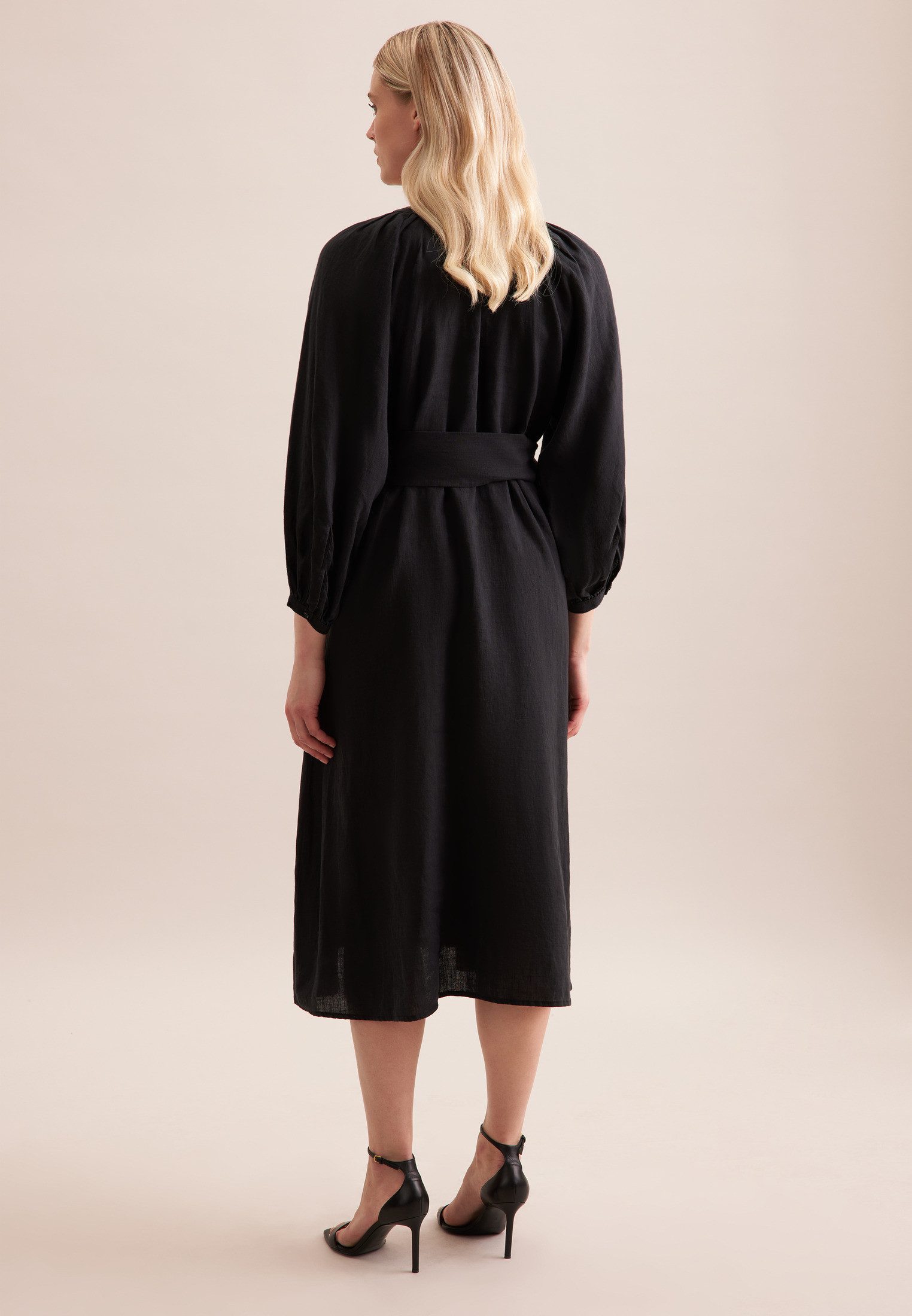 seidensticker Sommerkleid Schwarze Rose 3/4-Arm Rundhals günstig online kaufen
