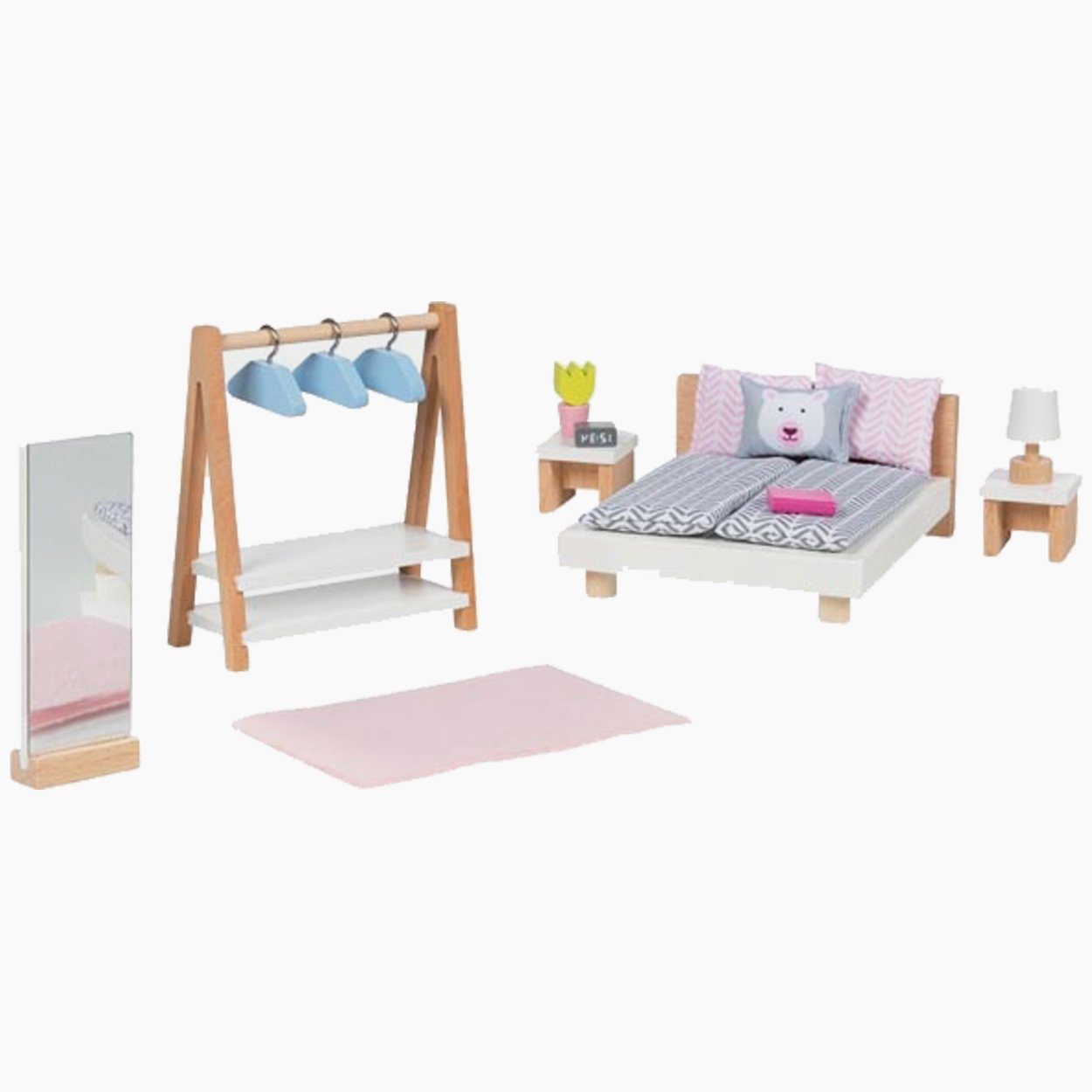 goki Puppenhausmöbel Puppenmöbel Style, Schlafzimmer (packung, 18tlg., spar günstig online kaufen