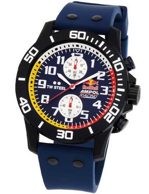 TW Steel Chronograph TW-Steel CA6 Herrenuhr Carbon Red Bull Ampol Racin