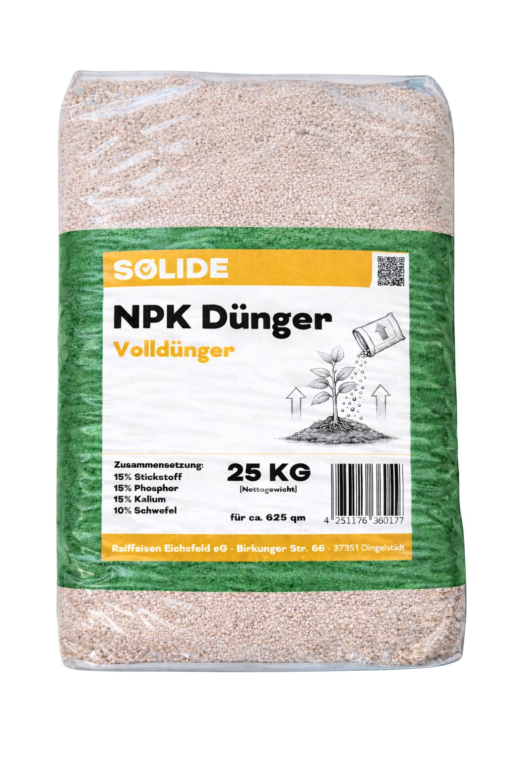 SOLIDE Universaldünger NPK Volldünger 25kg