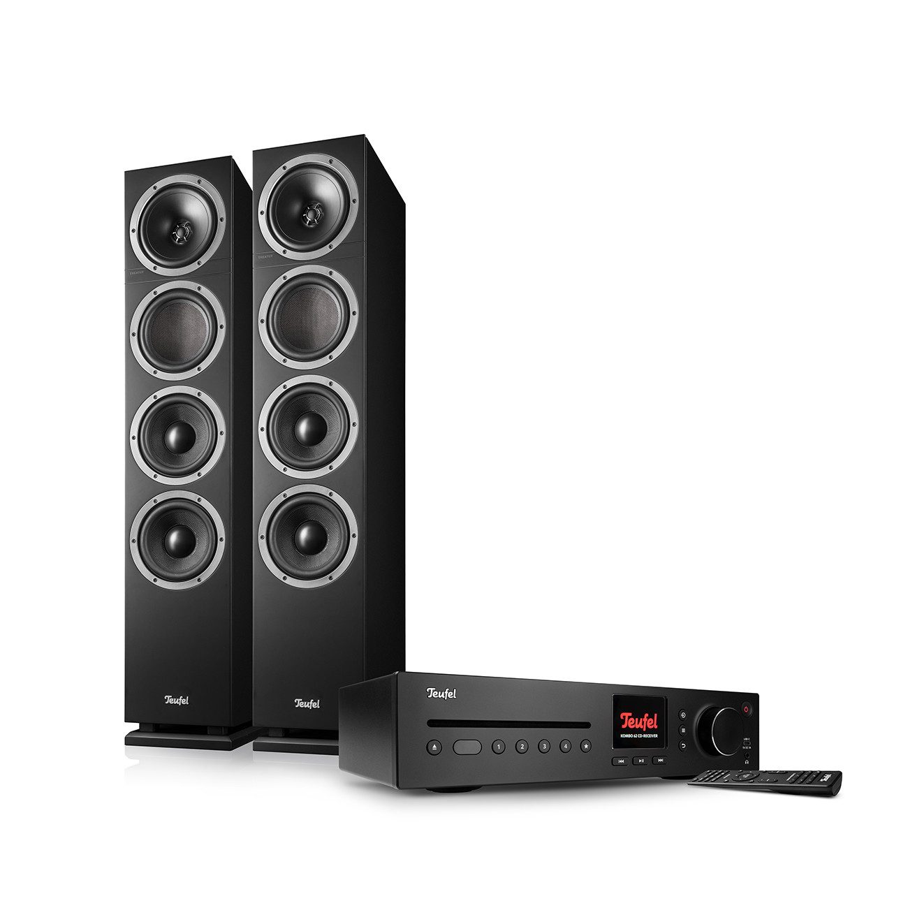 Teufel THEATER 500 KOMBO 2 Wireless Колонки (Bluetooth, Kabel und WLAN, 200 W, HDMI ARC und CEC, Spotify, DAB+/FM-Radio, Internet-Radio, Bluetooth)