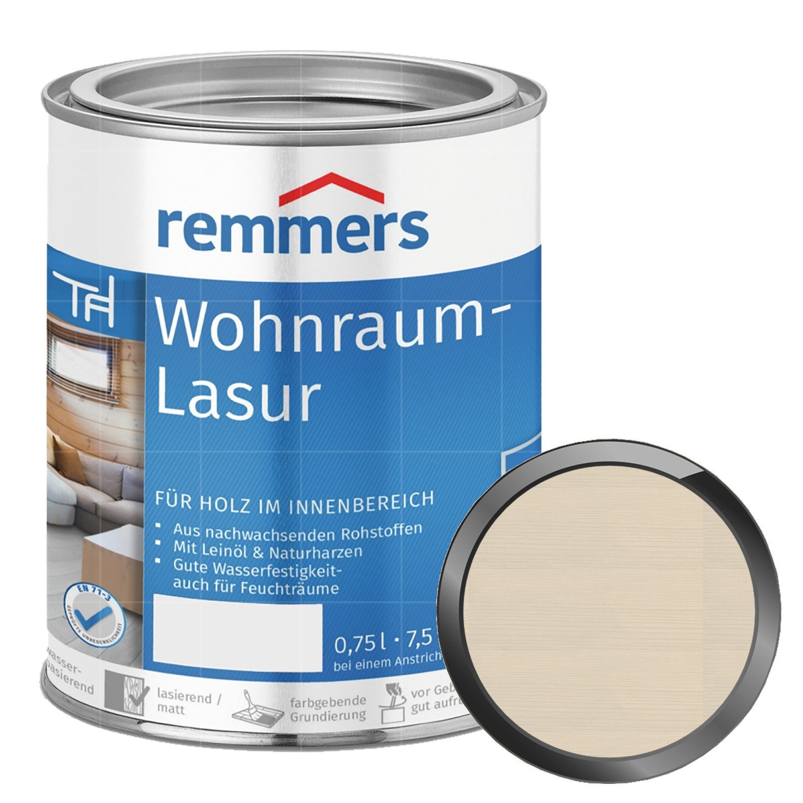 Remmers Wohnraumlasur WOHNRAUM-LASUR - 0.75 LTR