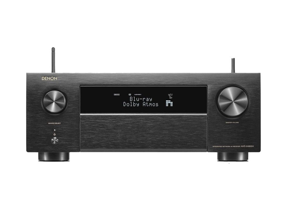 Denon AVC-X4800H 9.4 Kanal-Verstärker mit 8K-Video und 3D-Audio, Schwarz Verstärker (Anzahl Kanäle: 9.4, 125,00 W)