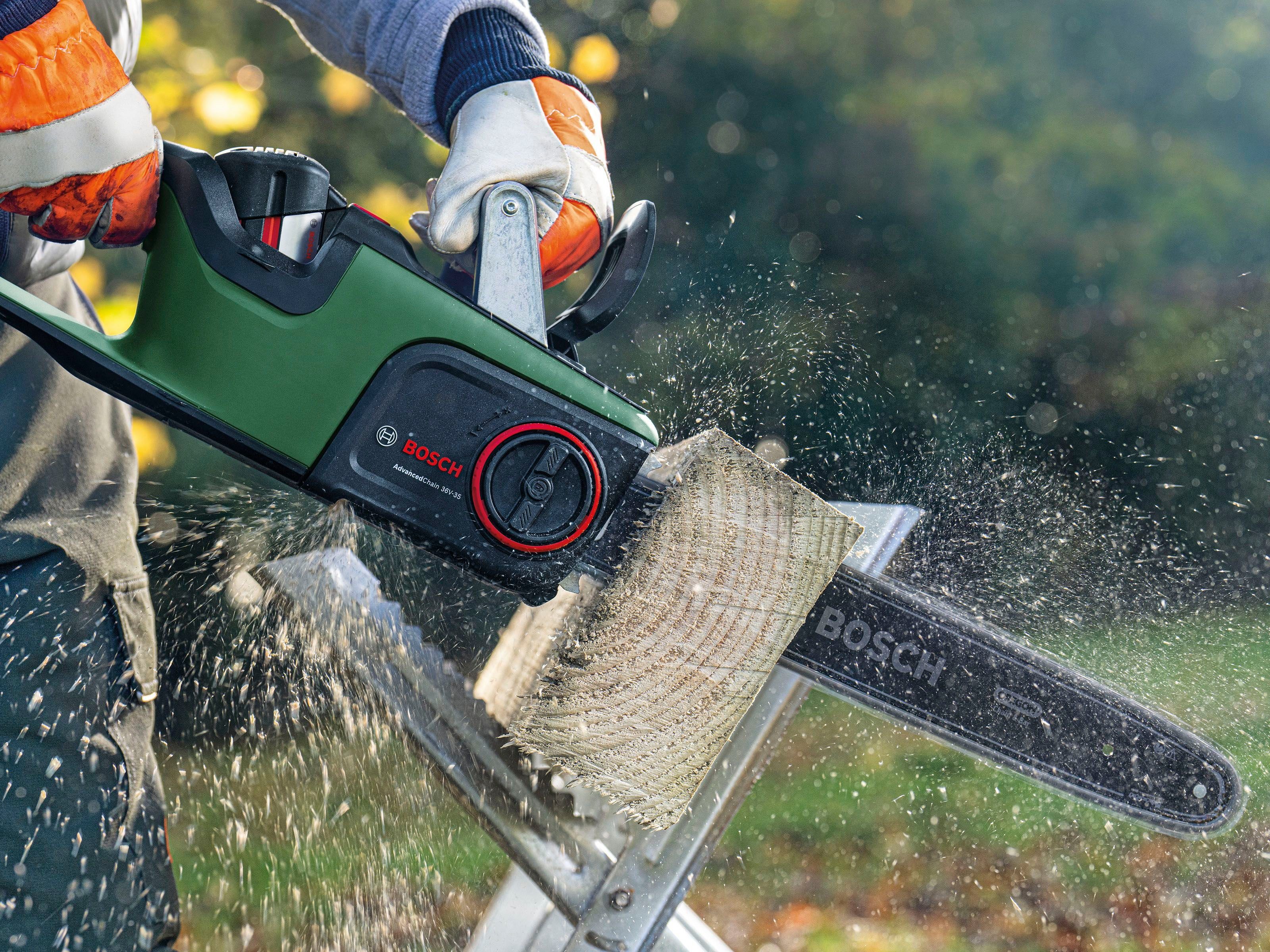 Bosch Home & Garden Akku-Kettensäge AdvancedChain 36V-35-40, 35 cm Schwertl günstig online kaufen