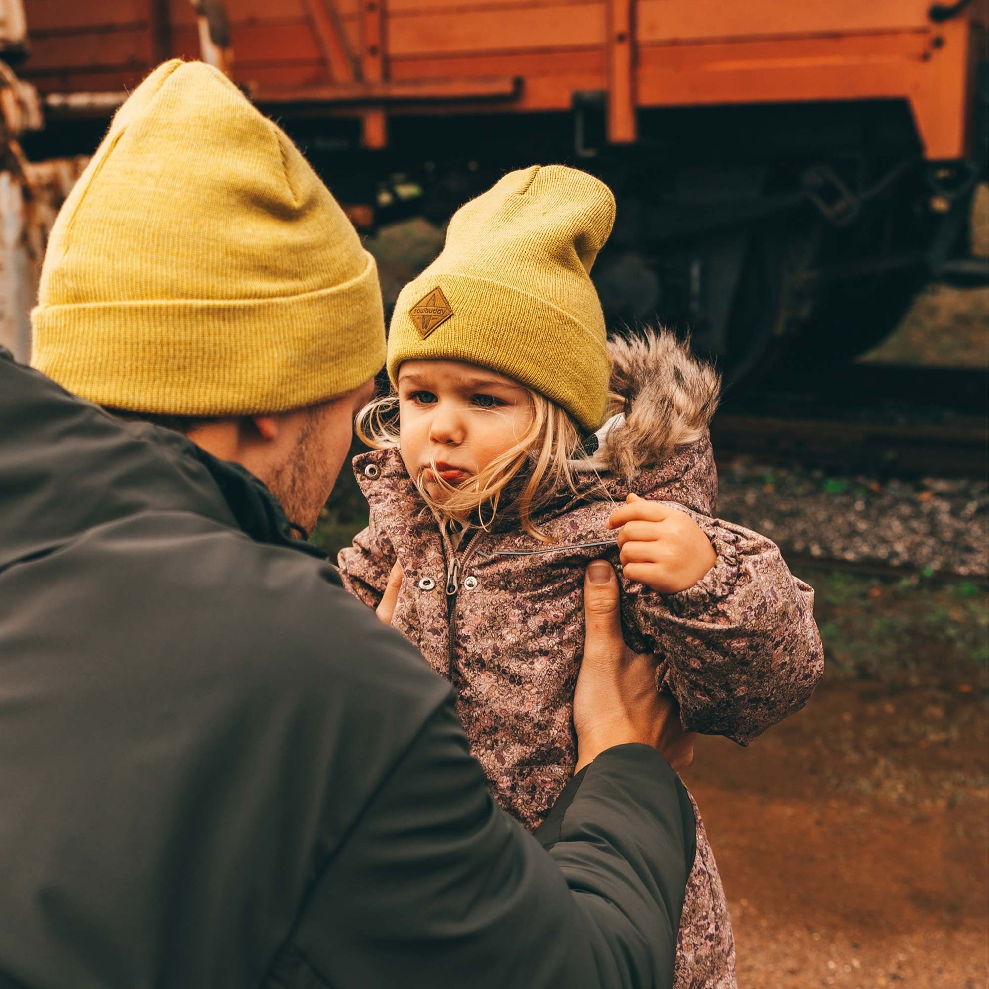 Soulbuddy Beanie Mütze Kinder, Mädchen & Jungen, Kindermütze, Strickmütze, Kinderbeanie (3 Kids Größen verfügbar, OEKO-TEX® Standard 100 zertifiziert)