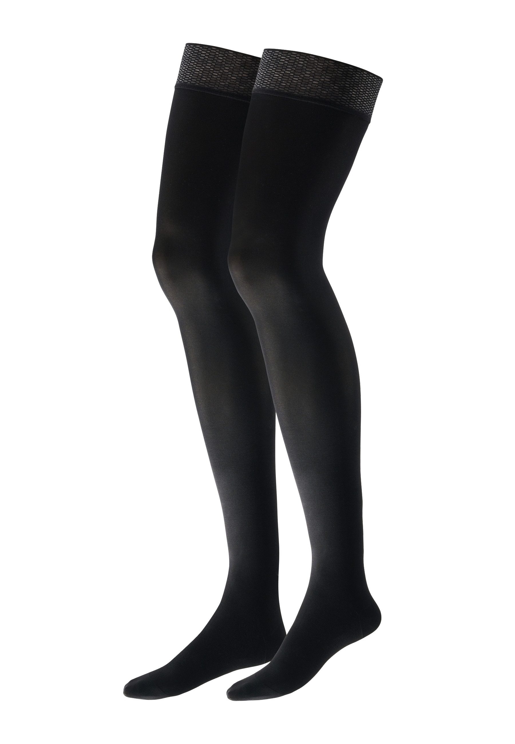 ITEM m6 Halterlose Strümpfe ALLDAY 55 SOFT COMPRESSION Softe Kompression, breiter Haftbund, blickdicht, definierte Silhouette