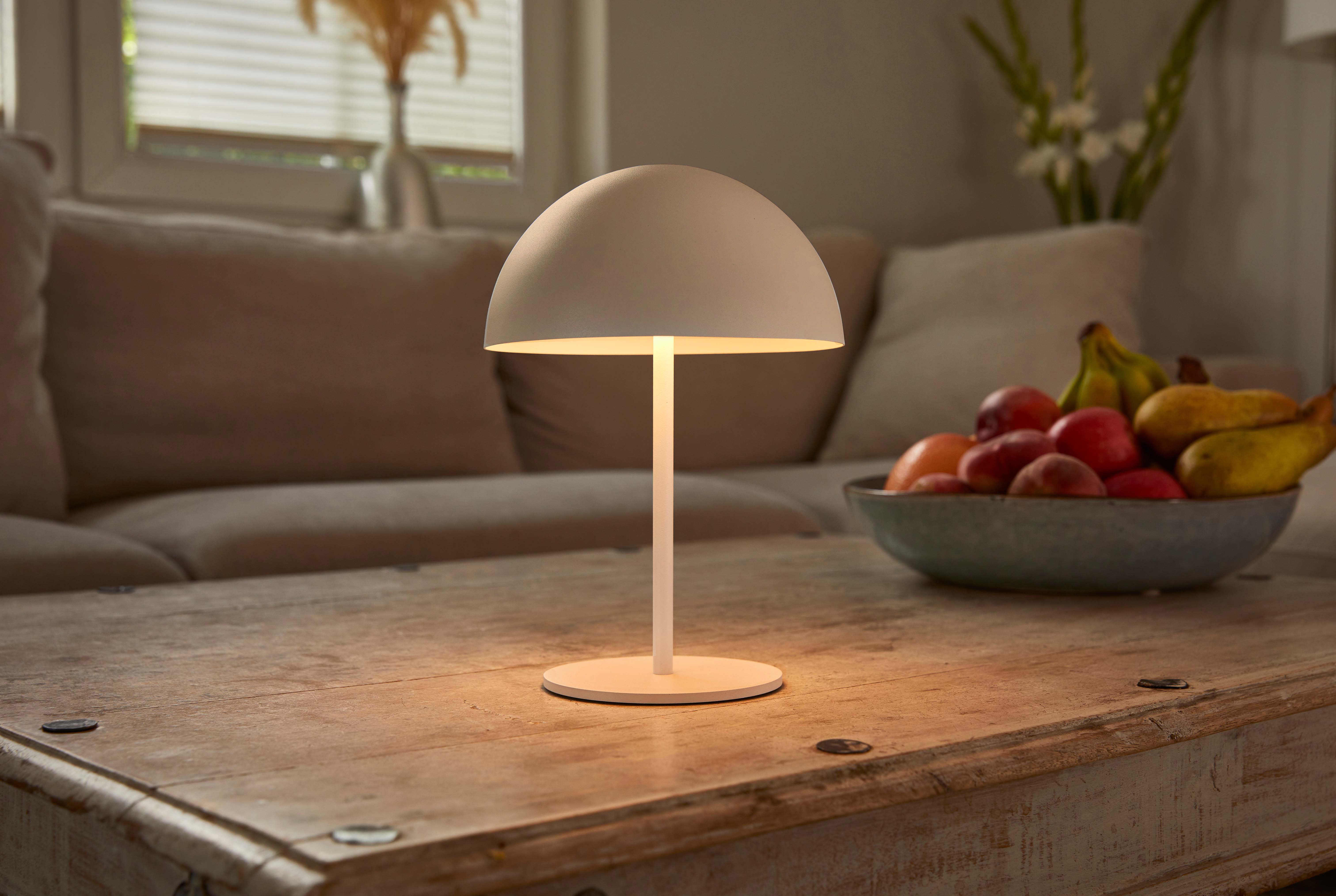 Northpoint LED Tischleuchte Akku Tischlampe Pilzform günstig online kaufen
