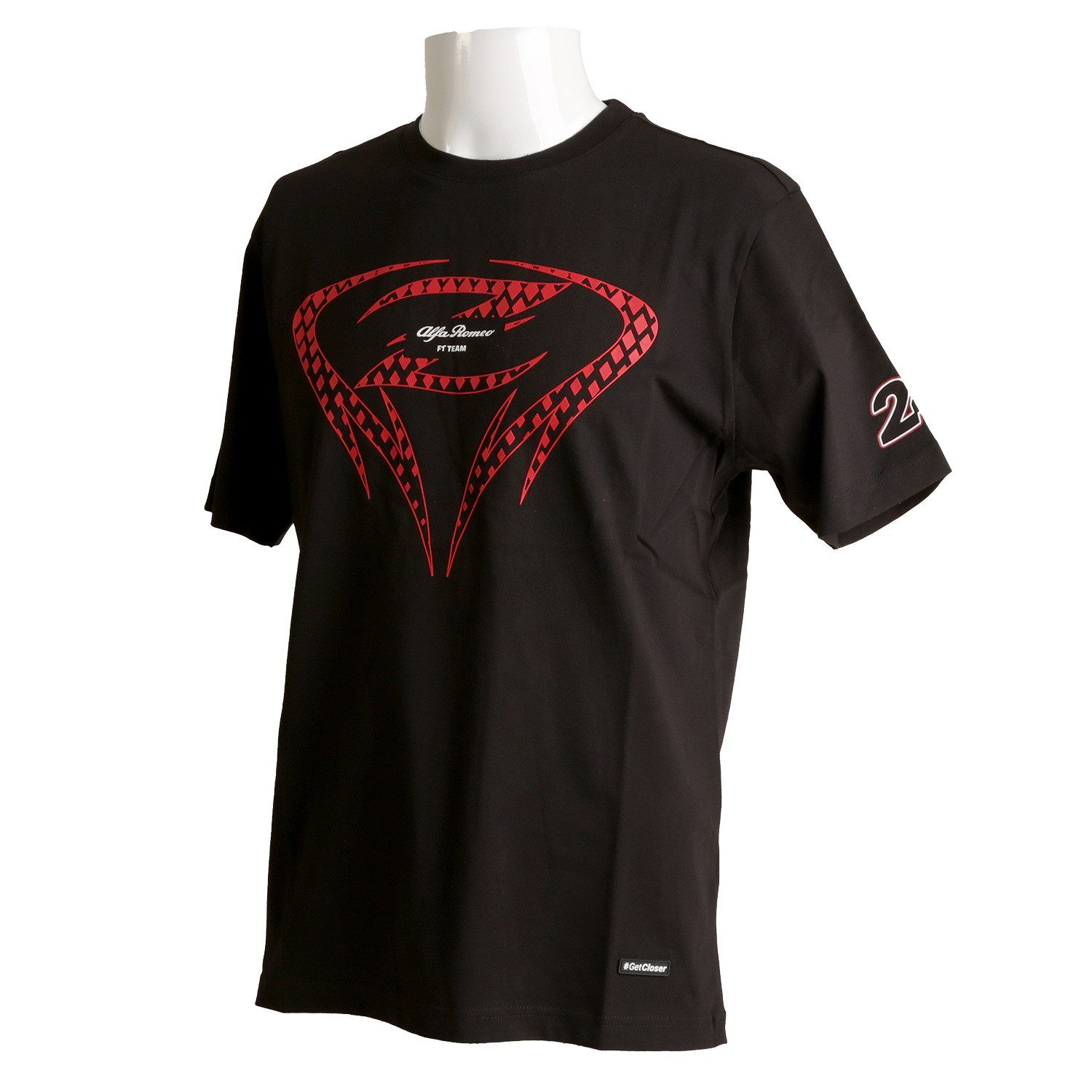 CODE-ZERO T-Shirt T-Shirt Alfa Romeo F1 Team Herren Zhou Zhou Guanyu Edition Rundhals Kurzarm Shirt 100% Baumwolle Print