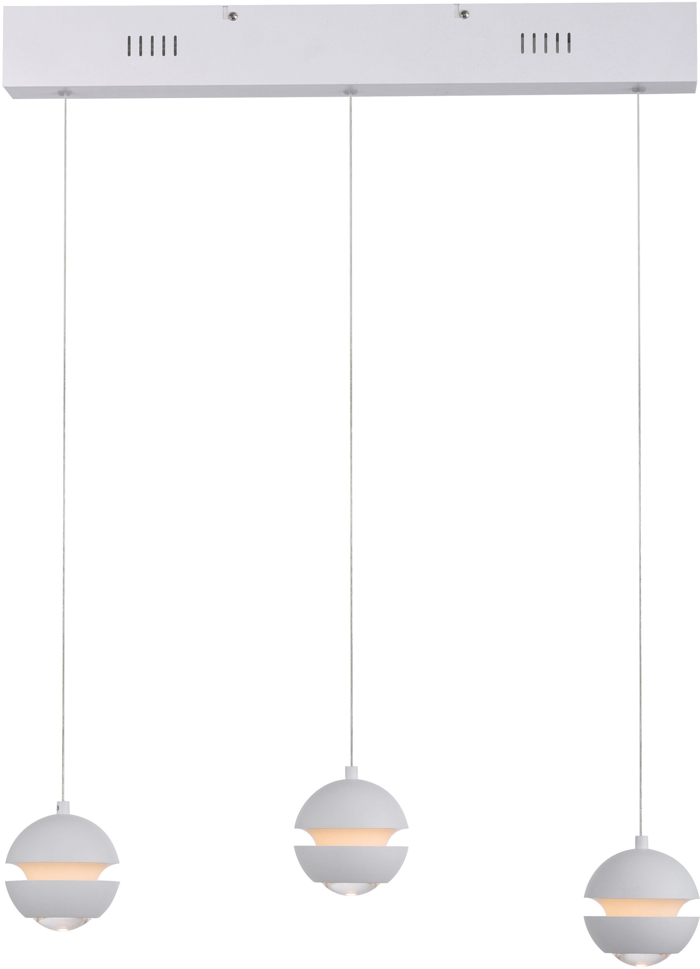 SCHÖNER WOHNEN-Kollektion LED Pendelleuchte LINI, Dimmfunktion, LED fest integriert, Warmweiß, SCHÖNER WOHNEN Kollektion, 3-Stufen Dimmer, Comfort-Lift