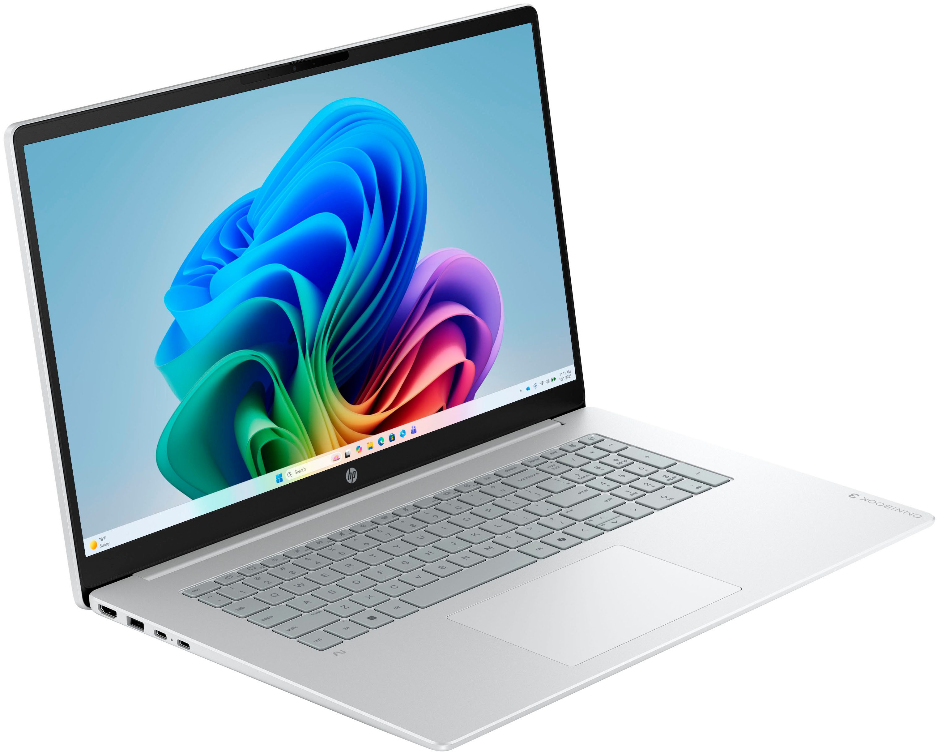 HP OmniBook 3 17-dm0071ngx Notebook (43,9 cm/17,3 Zoll, AMD Ryzen™ AI 7 445, Radeon 840M, 16 GB, 512 GB SSD)