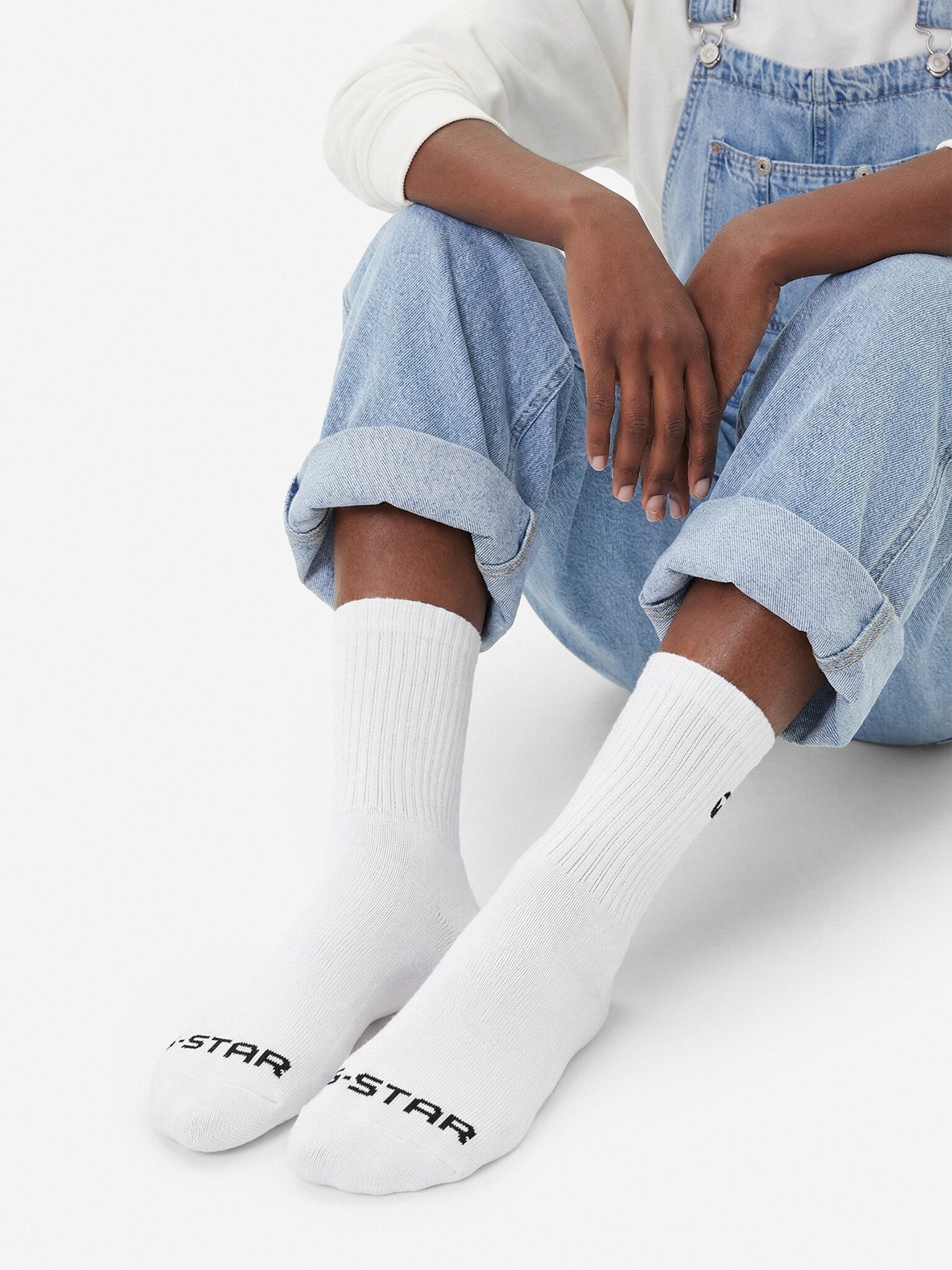 G-STAR Basicsocken G Star Raw Lange Socken Unisex Weiß G-STAR RAW-CEO_AS_G-STAR_313_W_AW2