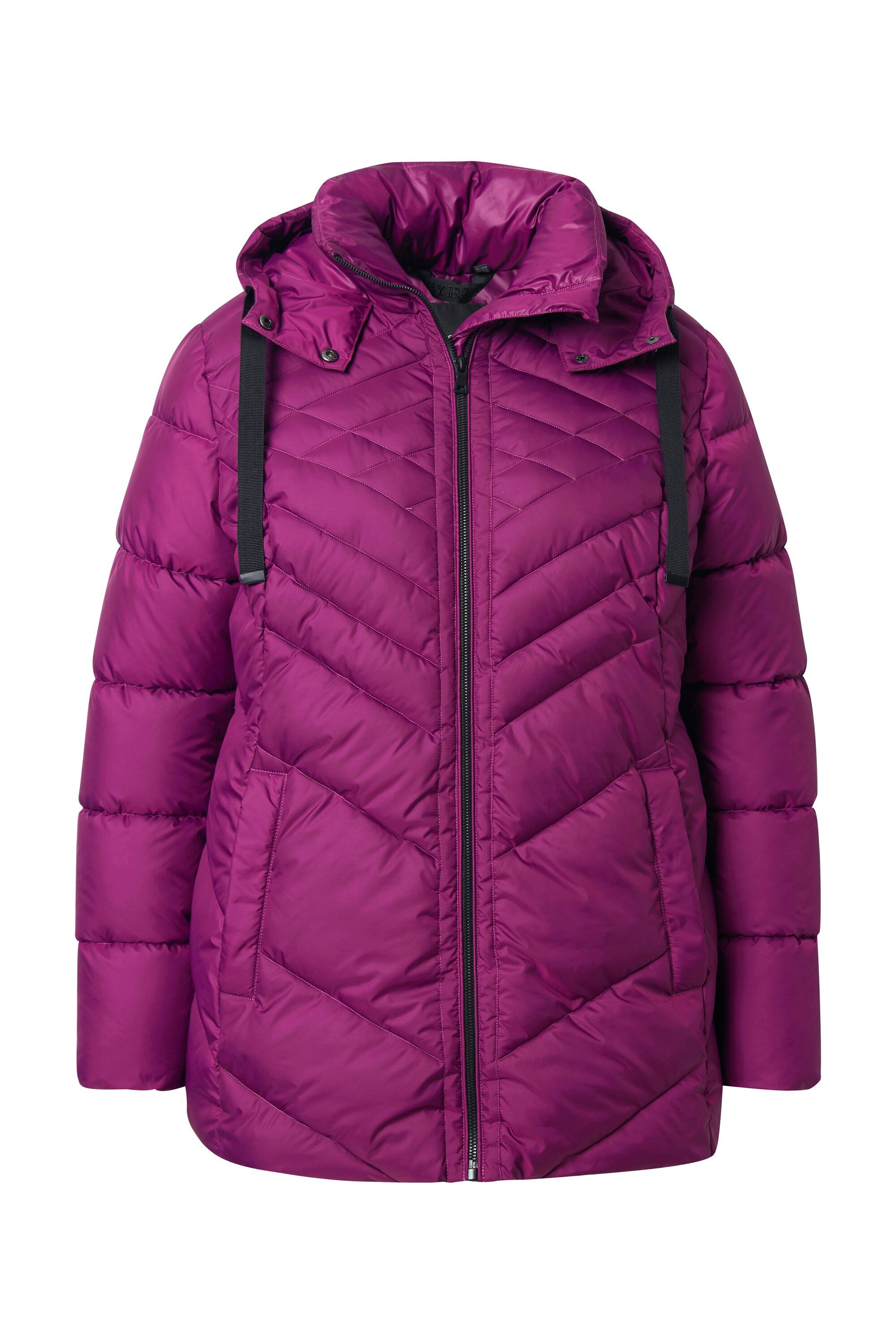 Ulla Popken Steppjacke HYPRAR Steppjacke wasserabweisend Kapuze günstig online kaufen