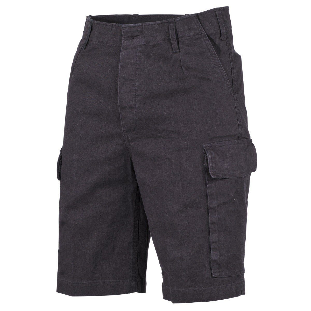 MFH Outdoorhose Bundeswehr Moleskin Bermuda, schwarz- stonewashed XXL