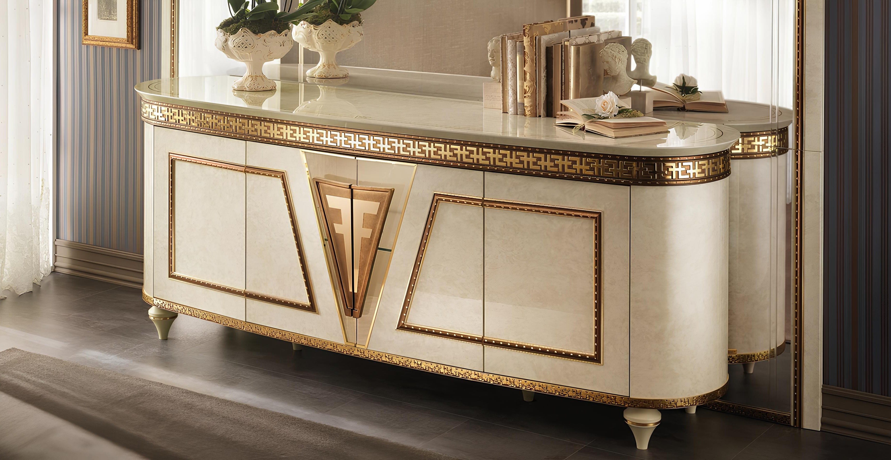 Xlmoebel Anrichte Design Kommode Konsolen Side Low Board Schrank Wohnzimmer, Made in Europa