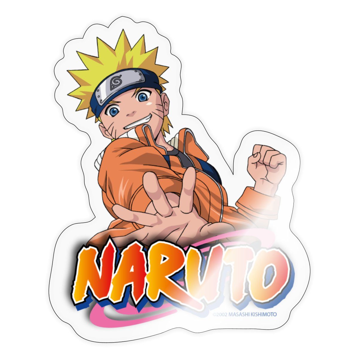 Spreadshirt Aufkleber Naruto Offizielles Logo Sticker Aufkleber