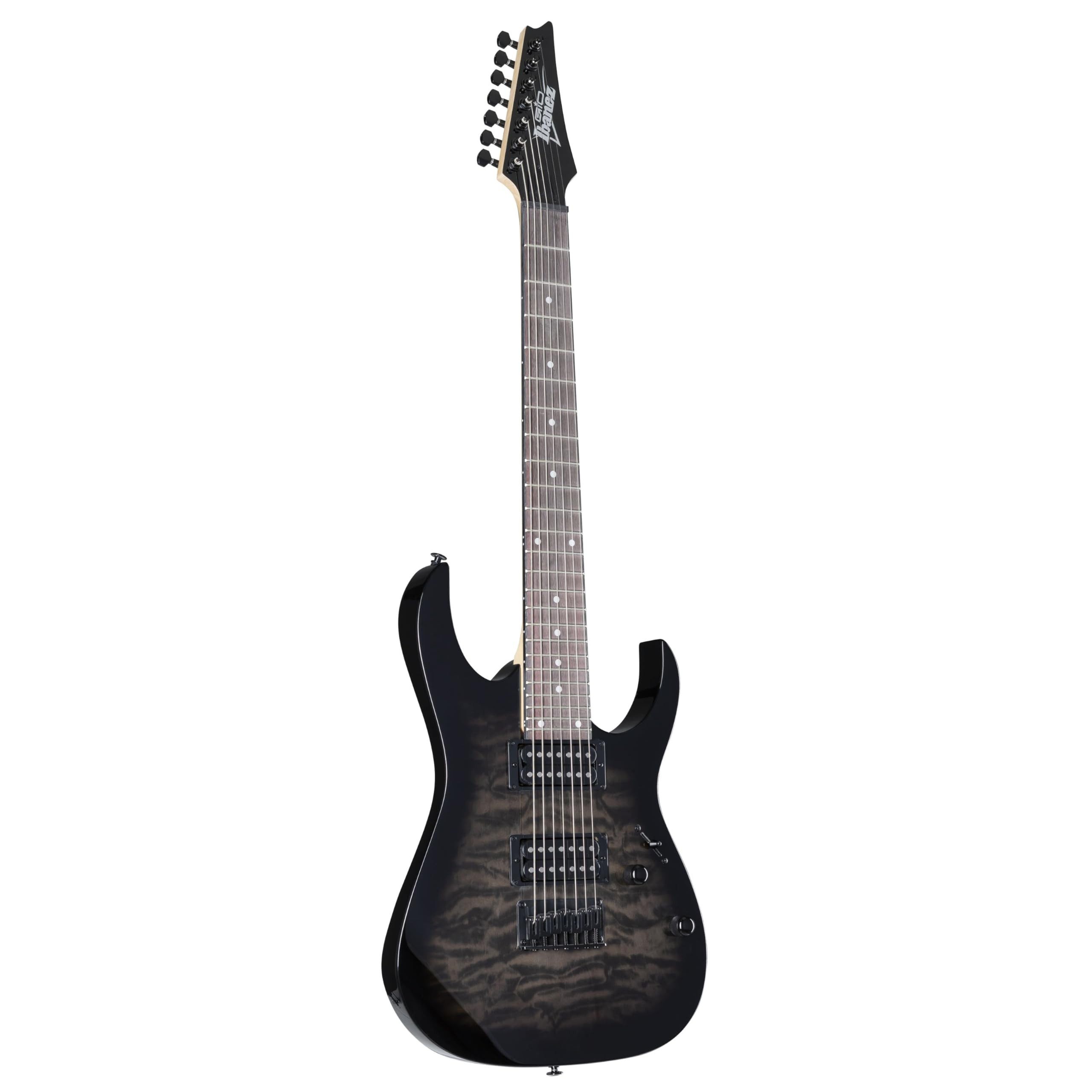 Ibanez E-Gitarre, E-Gitarren, Ibanez Modelle, Gio GRG7221QA-TKS Transparent Black Sunburst - E-Gitarre