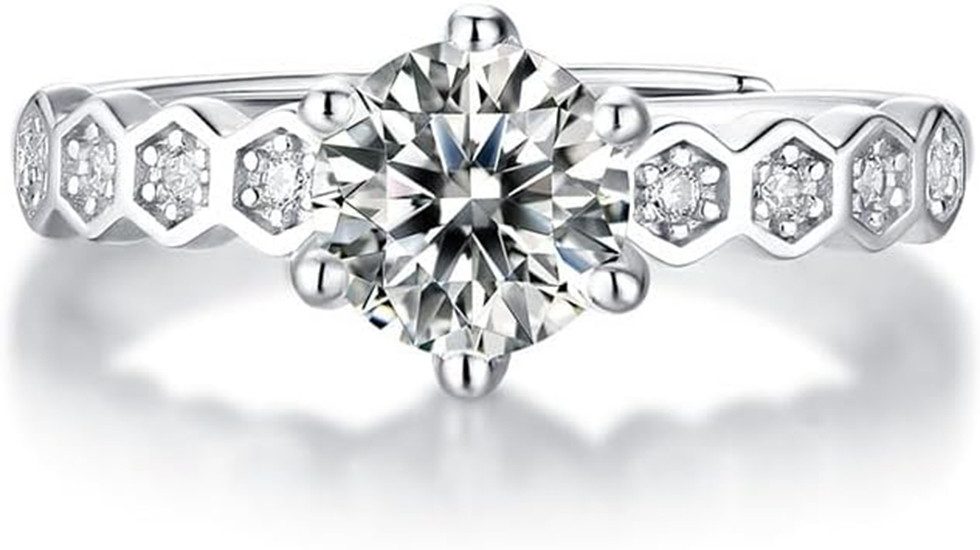 Jumpeak Diamantring Ringe für Männer und Frauen,ring gold,Ehering,Verlobungsring,Ring, Valentinstagsgeschenk,Valentinstagsgeschenk,geschenk für frau