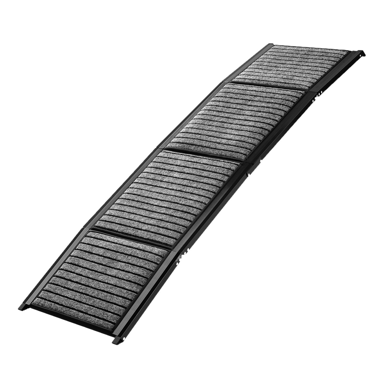 TRUTZHOLM Hunderampe klappbar 160 cm Aluminium Autorampe bis 110 kg rutschfest faltbar (1-St), Platzsparend verstaubar, weiche Oberfläche