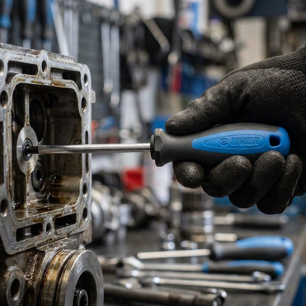 Unior Fahrradwerkzeugset Unior Schraubendreher für Innensechskant 4mm Kugelkopf, mit 3-Komponen