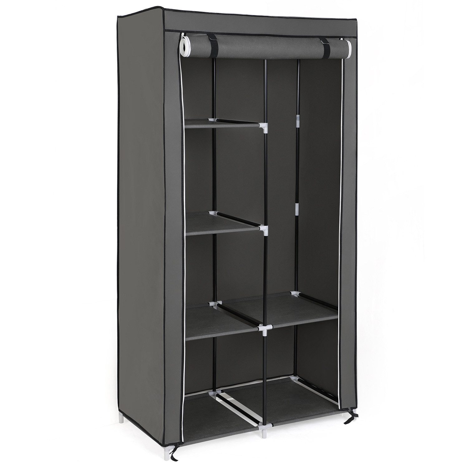 SONGMICS Stoffschrank Kleiderschrank Garderobe, mit 1 günstig online kaufen