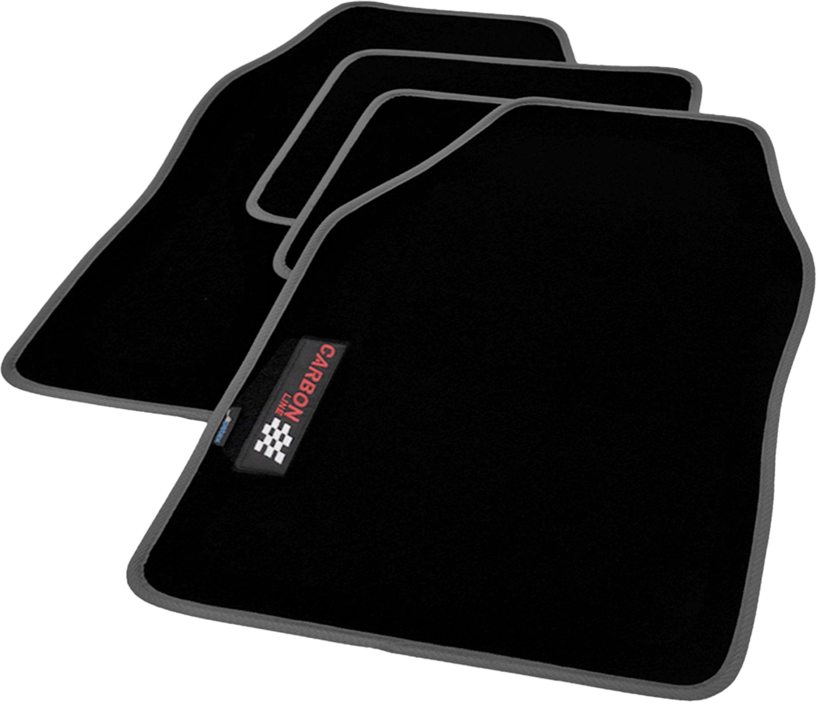 Petex Universal-Fußmatten Autoteppich Carbon 4-teilig, inkl
