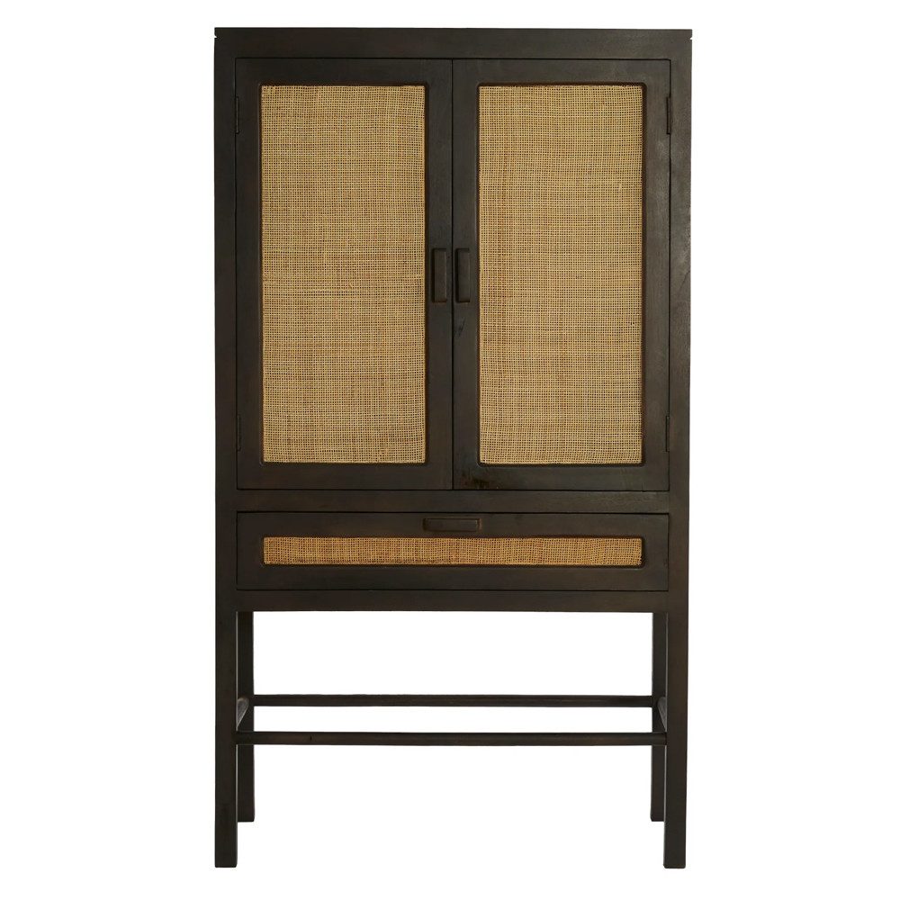 Light & Living Highboard Highboard NIPOS von Light & Living mit Schublade 90x45x160cm Mangoholz