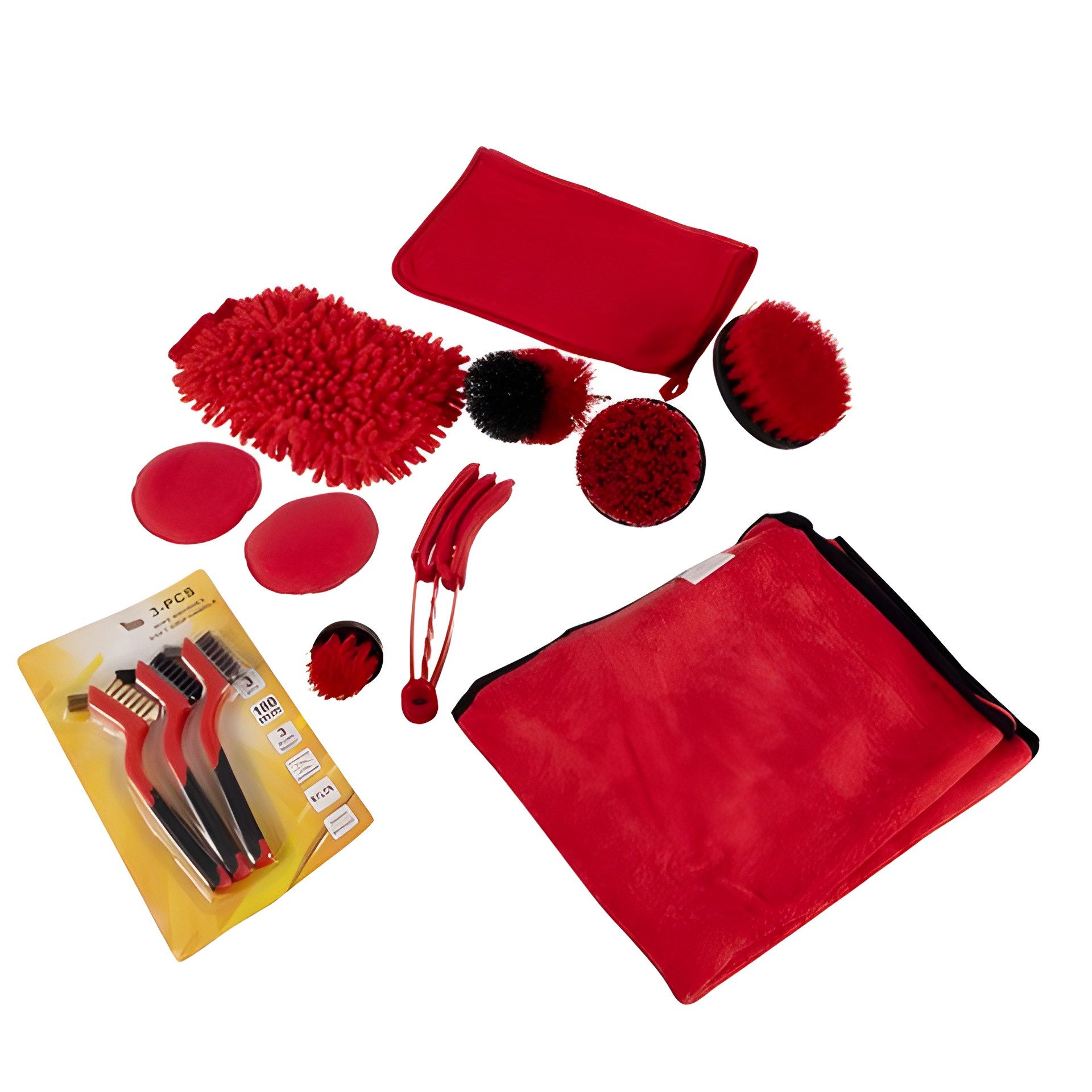 XTROBB Auto Detailling Set Detaillierungsset Autopflege Autopolitur (Profi-Set, 19 St), Komplettset