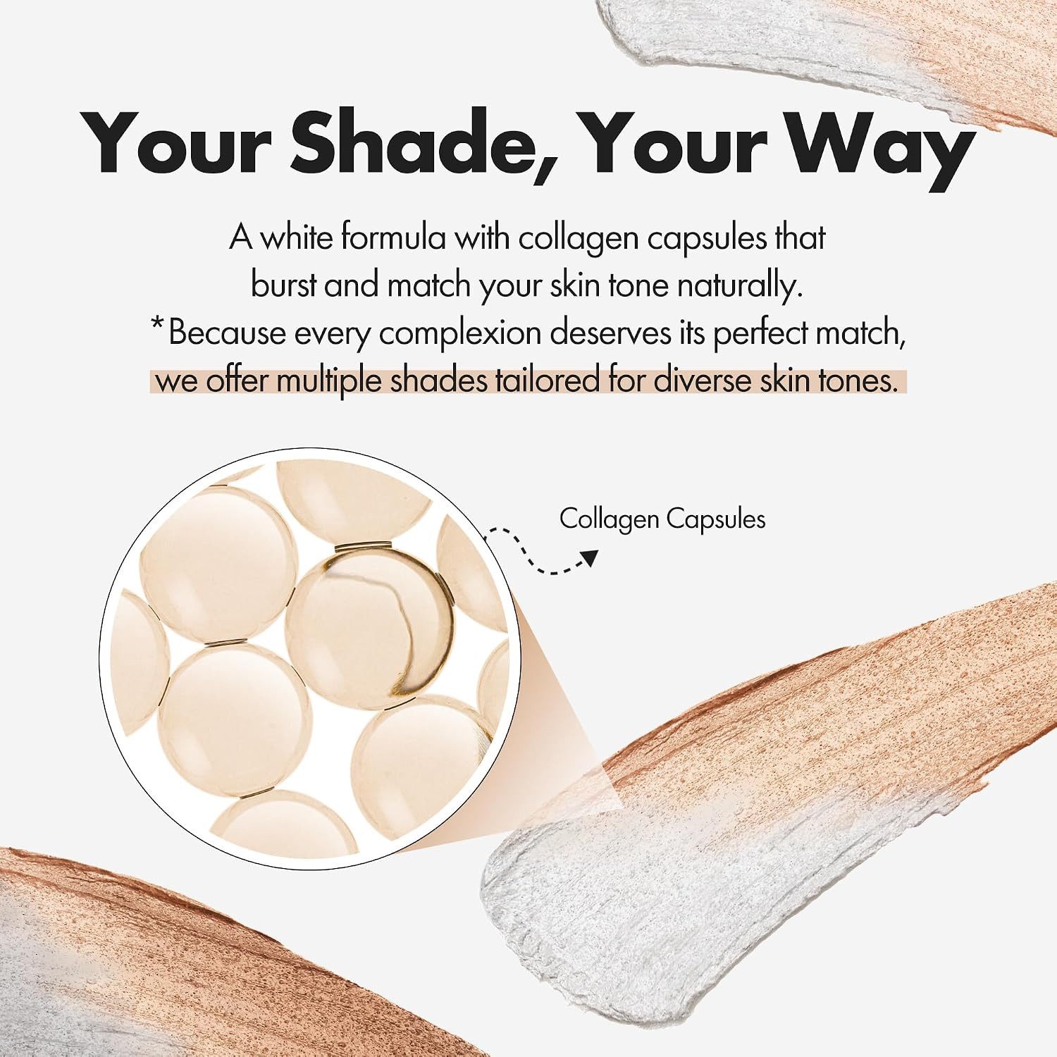 Elroel Foundation Blanc Cover Cream Stick #201 Light 13g – Foundation mit LSF50+, praktisch für unterwegs, Made in Korea, mit Niacinamide, Kollagen & Volufiline – Bild 2 von 5