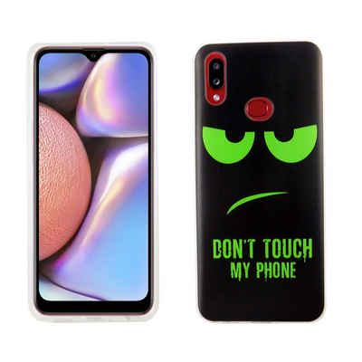 König Design Handyhülle Samsung Galaxy A10s, Samsung Galaxy A10s Handyhülle Bumper Backcover Grün