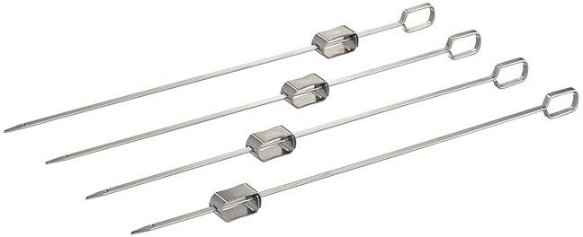 Buddy's Grillspieß Buddy´s BBQ (Set, 4-St), Edelstahl, wiederverwendbar, 29 cm