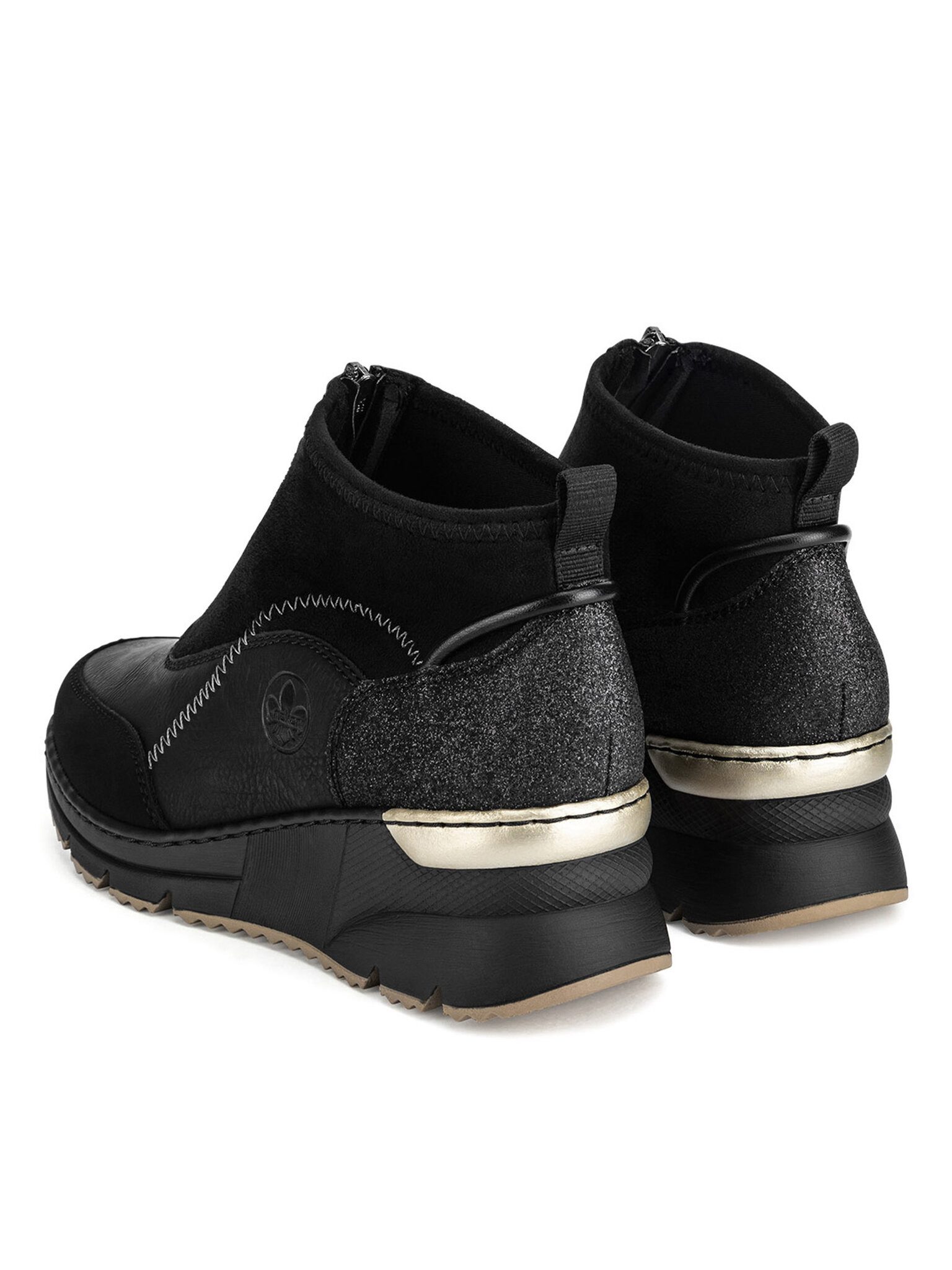 Rieker Rieker Stiefeletten Damen N6361-00 Schwarz Stiefelette