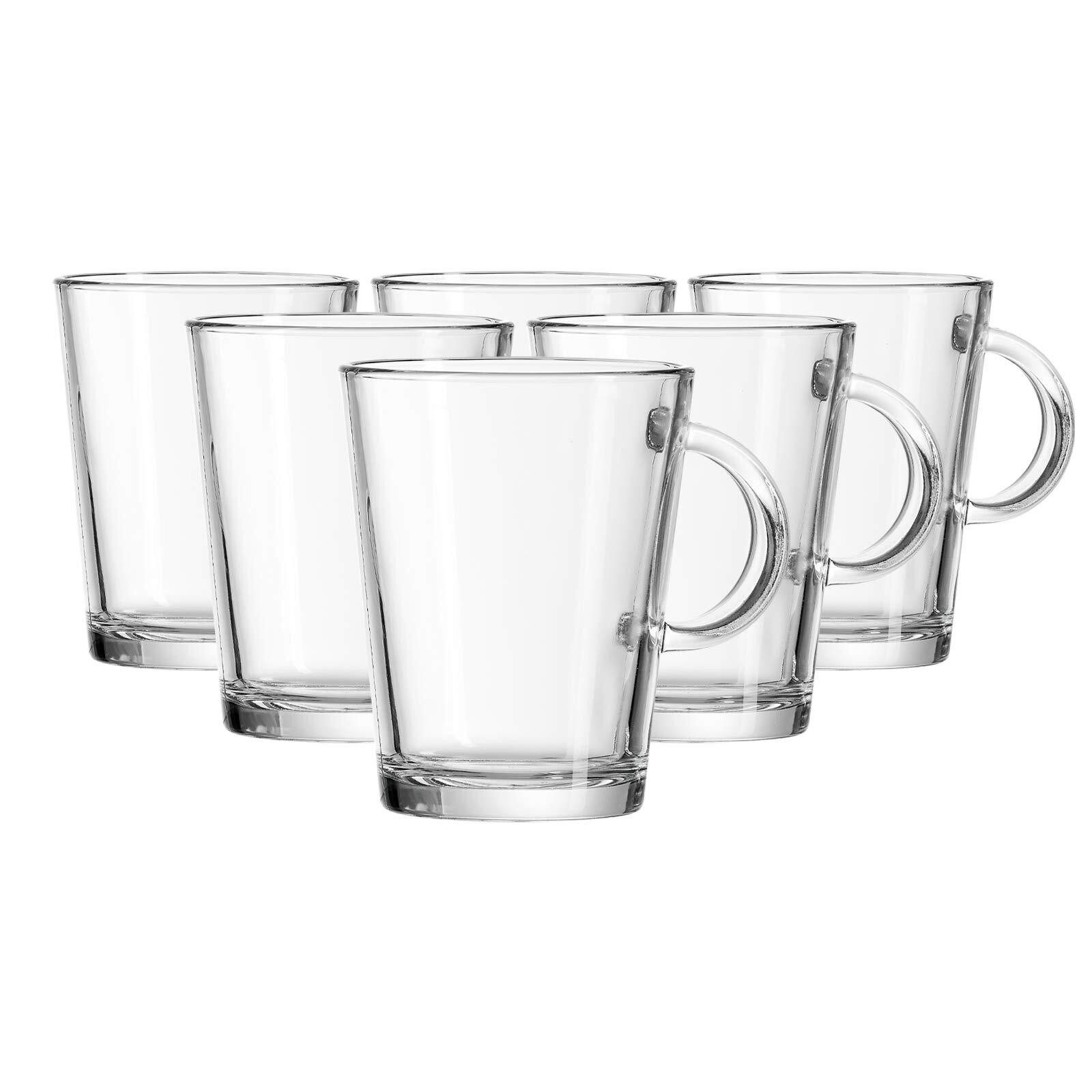 Ritzenhoff & Breker Latte-Macchiato-Glas Arco Kaffee- / Glühwein-Gläser 380 ml 6er Set, 6-tlg., Glas