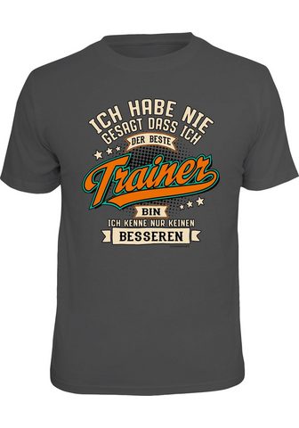Футболка с lustigem Trainer-Print