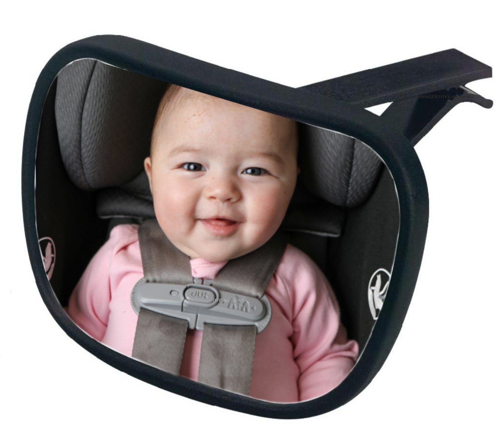 MidGard Autospiegel Auto Baby Rückspiegel, Kindersitz-Spiegel mit extra  großem Blickfeld