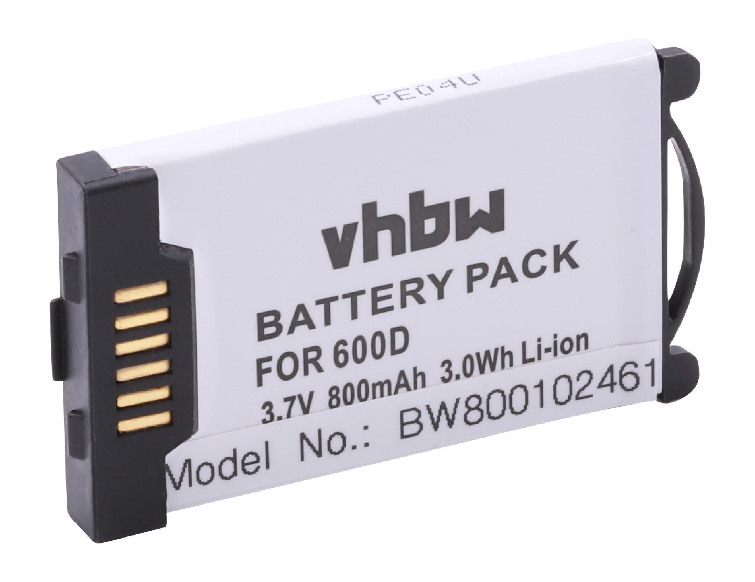 vhbw Ersatz für DK512009, 23-001059-00 für Akku Li-Ion 800 mAh (3,7 V)