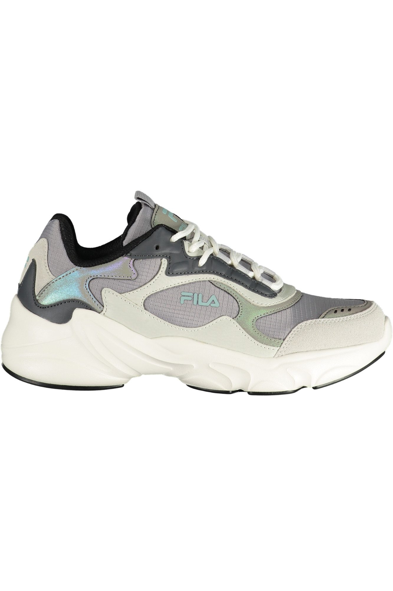 Fila Sneaker Grauer Sportschuh für Damen mit Schnürsenkeln und günstig online kaufen