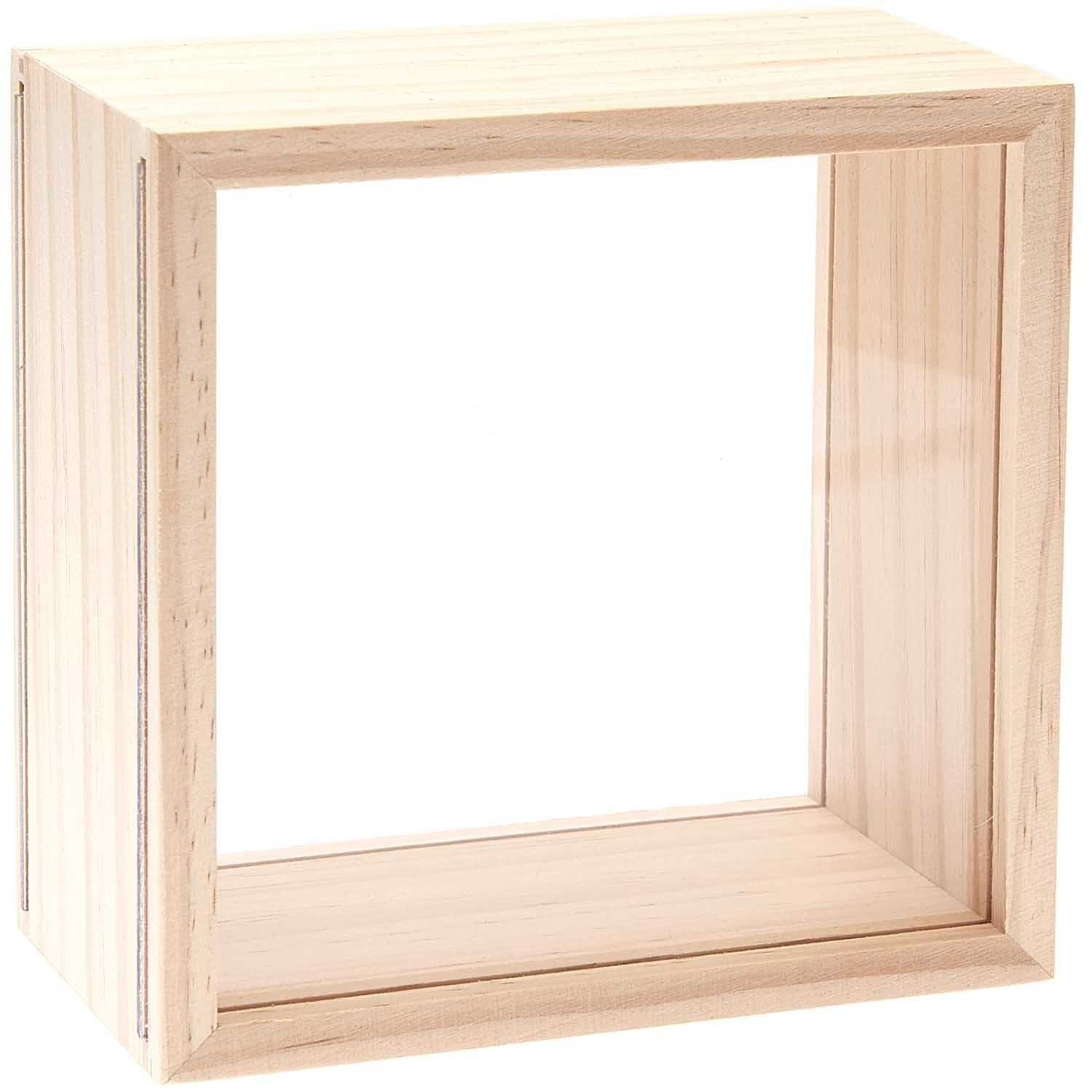 Rico Design Dekoobjekt Objektkasten, mit 2 Acrylscheiben