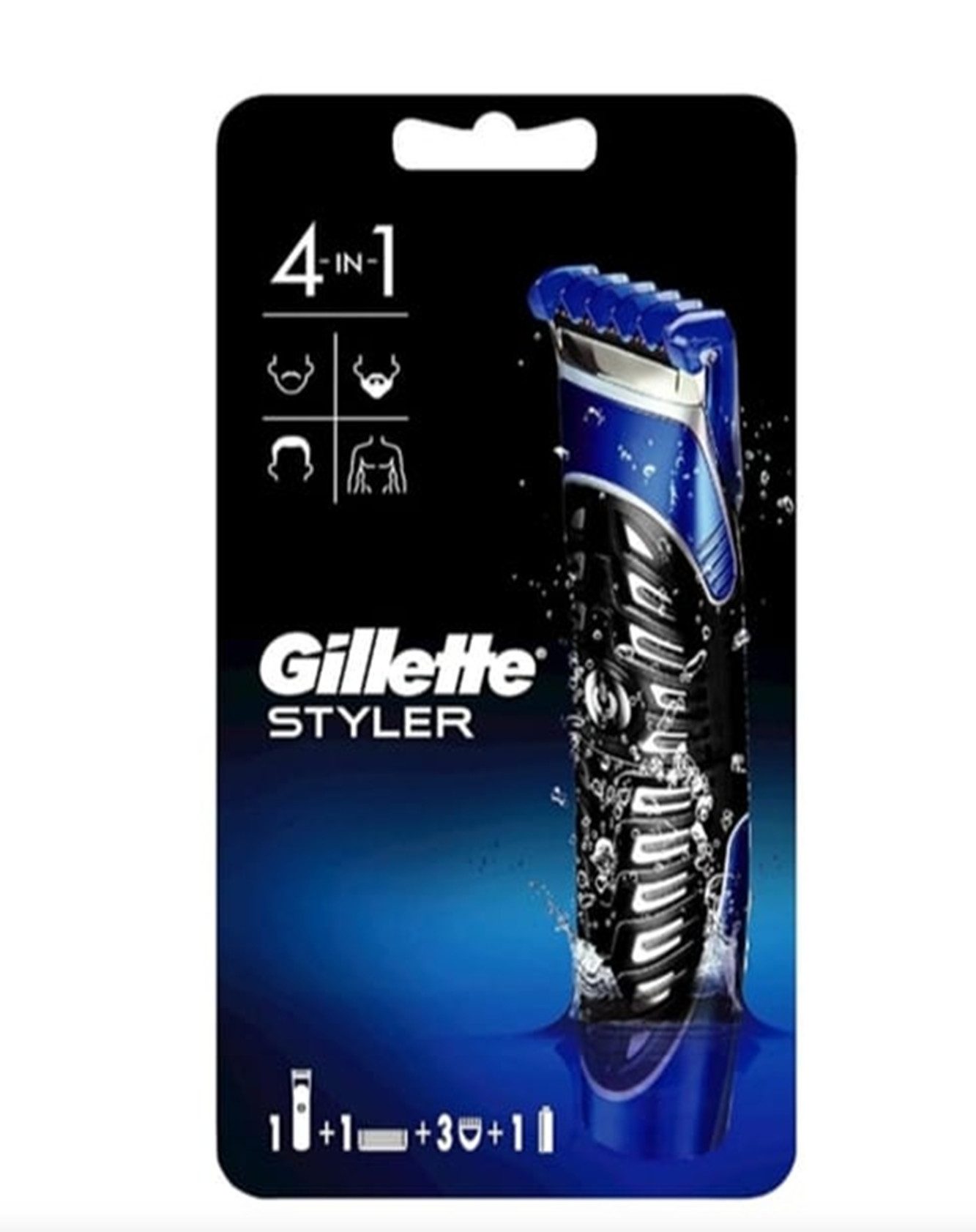 Gillette Nassrasierer Gillette Styler, 4-tlg.