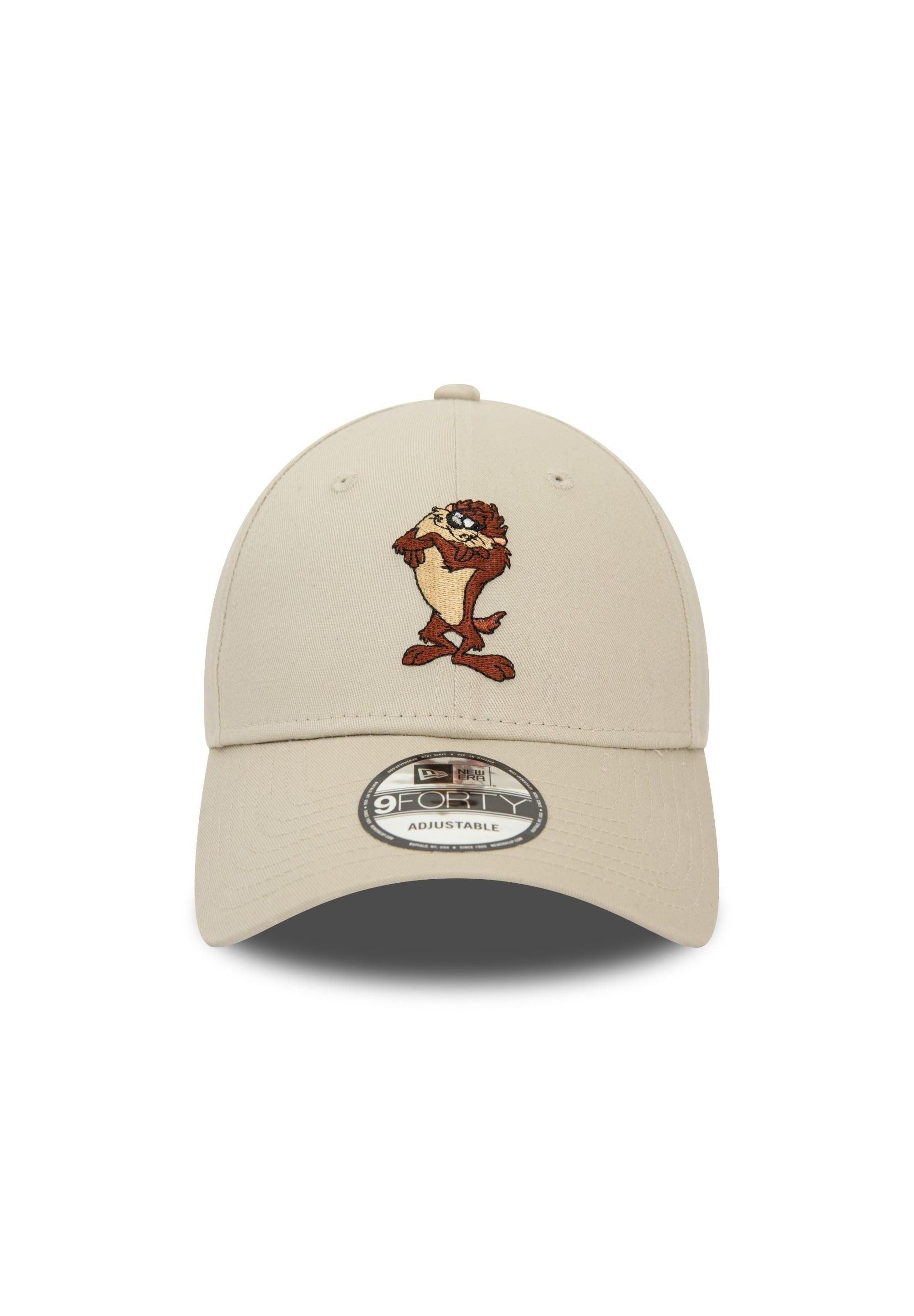 New Era Baseball Cap Taz Looney Tunes Charakter Beige Verstellbare 9Forty Cap New Era (1-St)