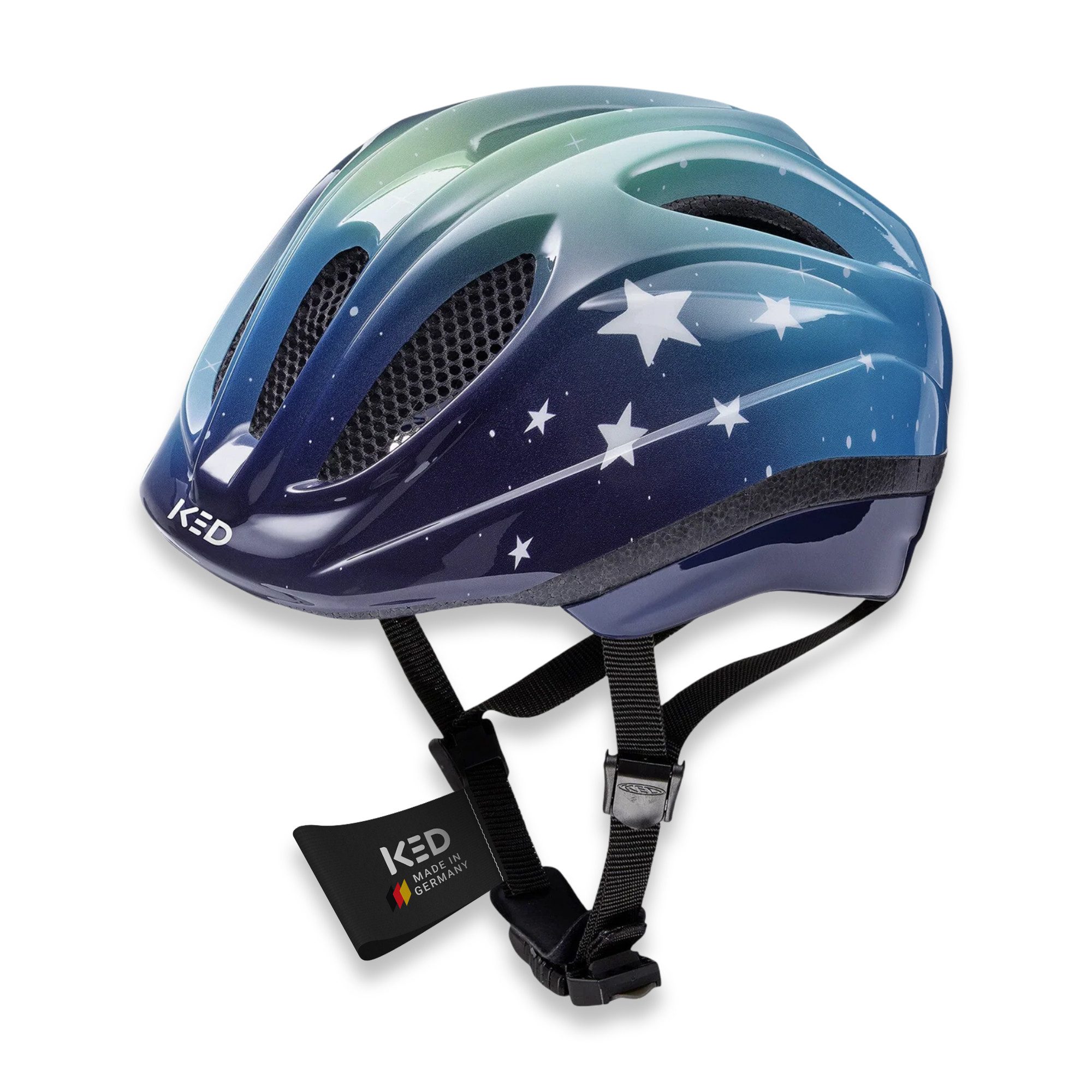 KED Fahrradhelm Meggy II Trend Kinderhelm, LED Rücklicht, MaxShell Technologie Und Präzise Größenverstellung