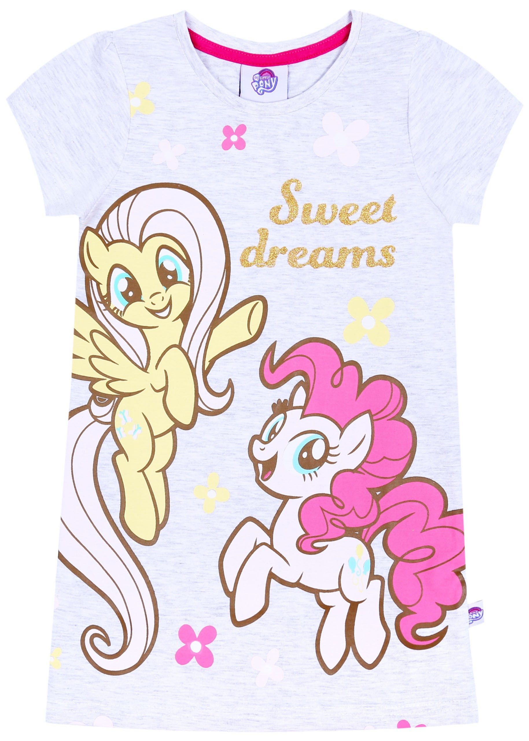 Sarcia.eu Schlafanzug Graues Nachthemd für Mädchen MY LITTLE PONY 3 Jahre